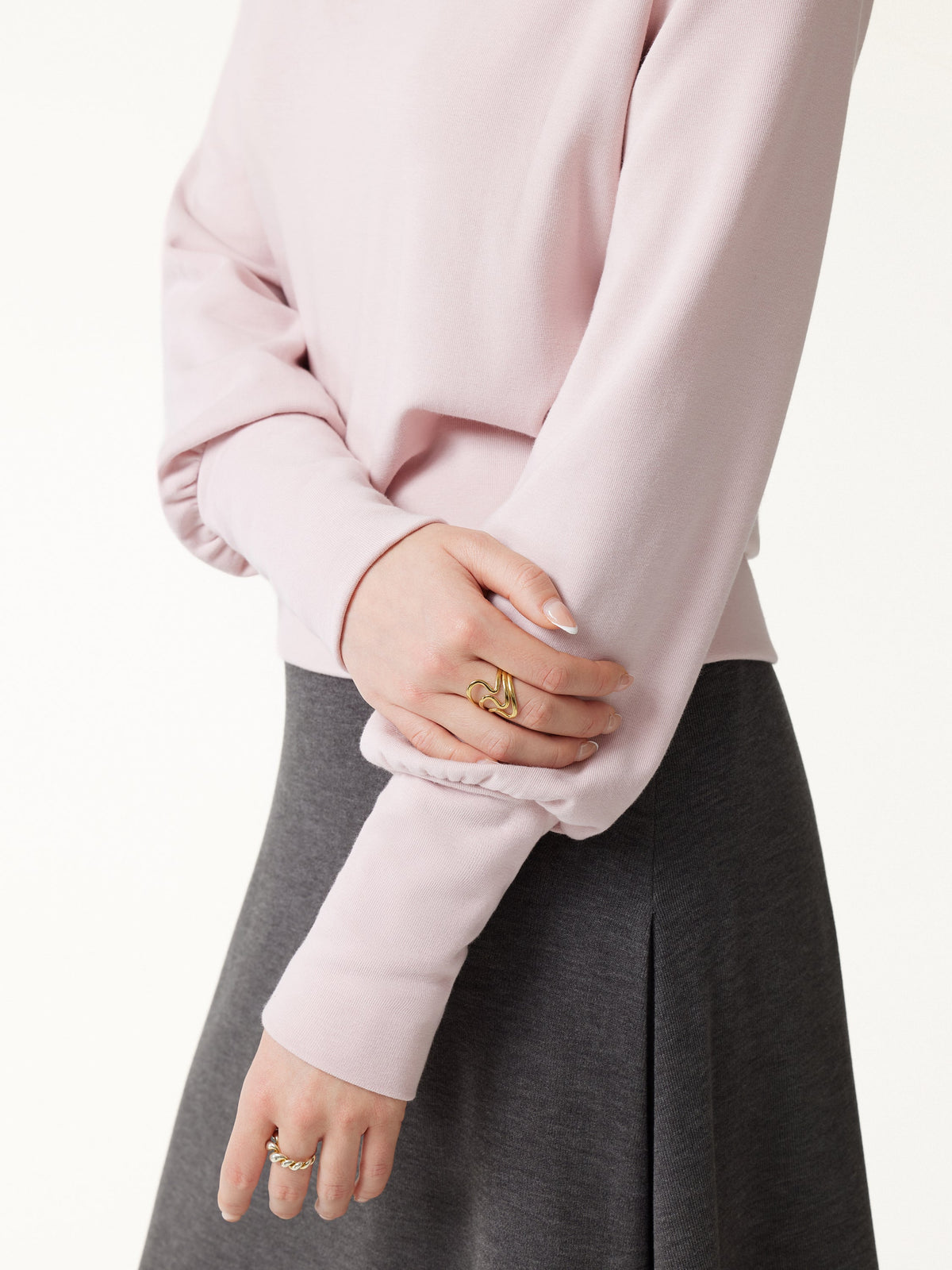 OGLmove Women's Elevated Crewneck Brushed Brami with Banded Hem