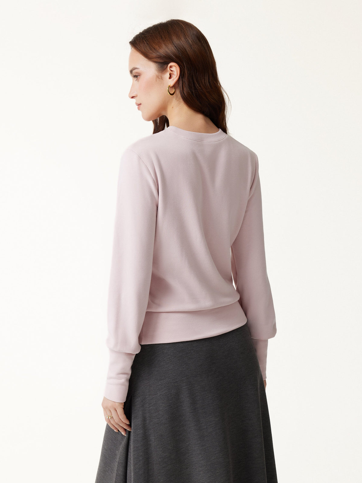 OGLmove Women's Eco-Mousse Crewneck Brushed Brami Top