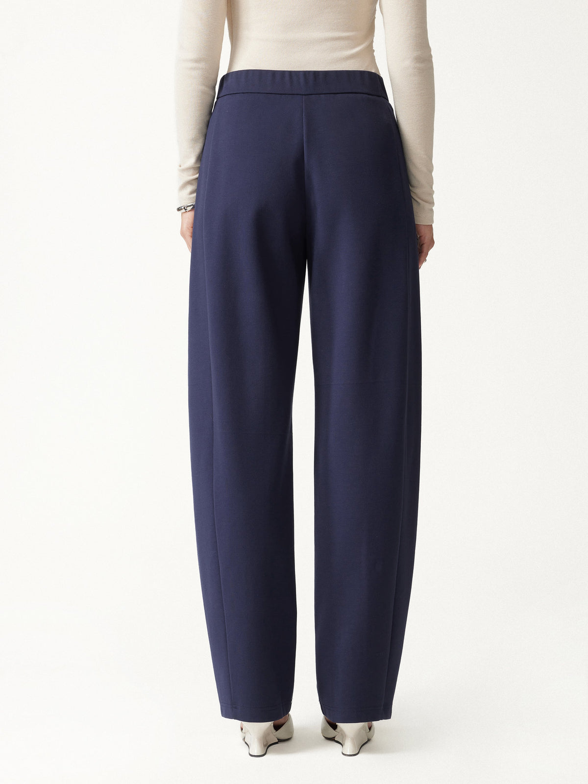 OGLmove Women's Ponte Low-Rise Barrel Pants with Pockets