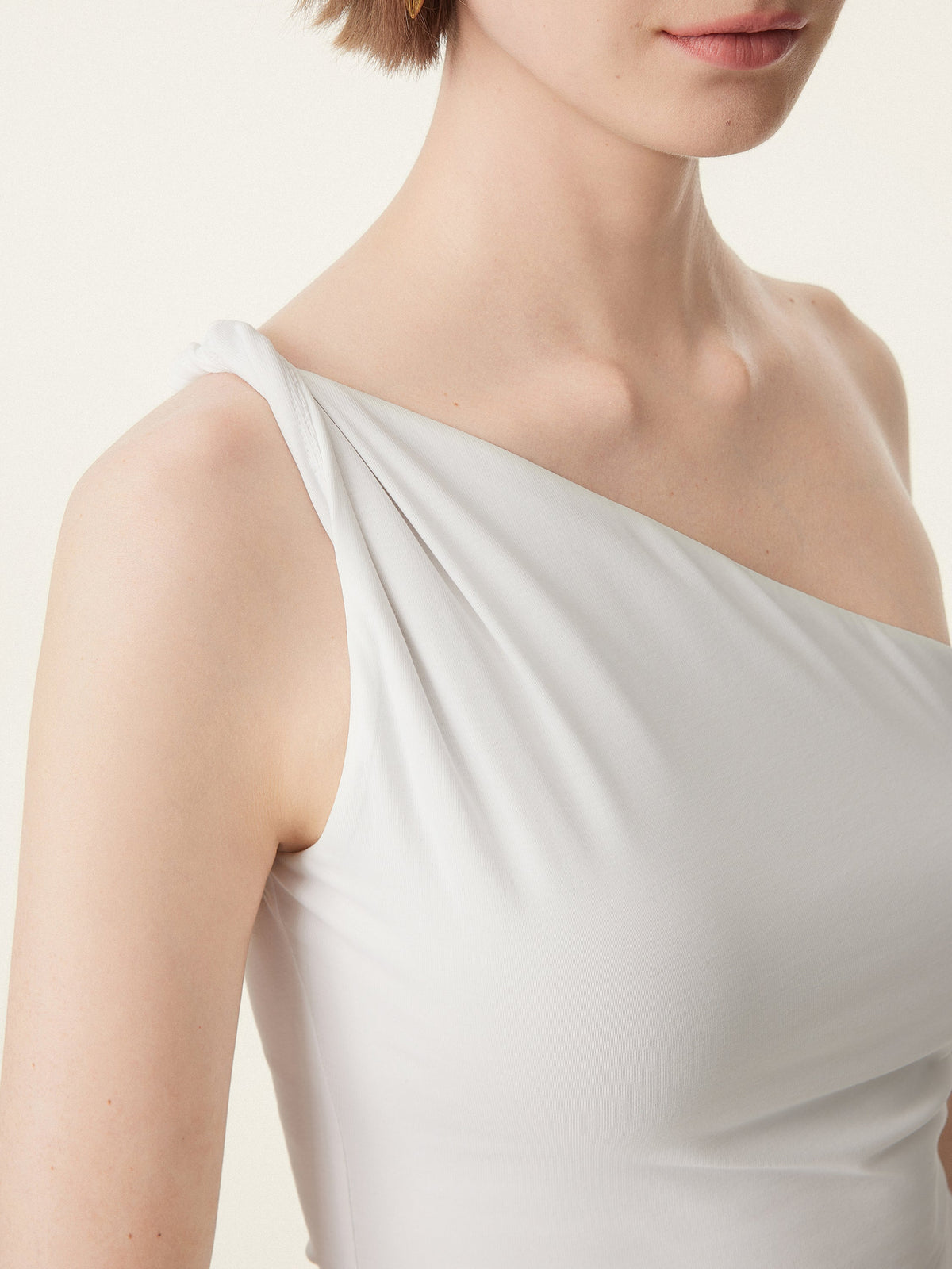 OGLmove Women's One Shoulder Twisted Bra Tank Top