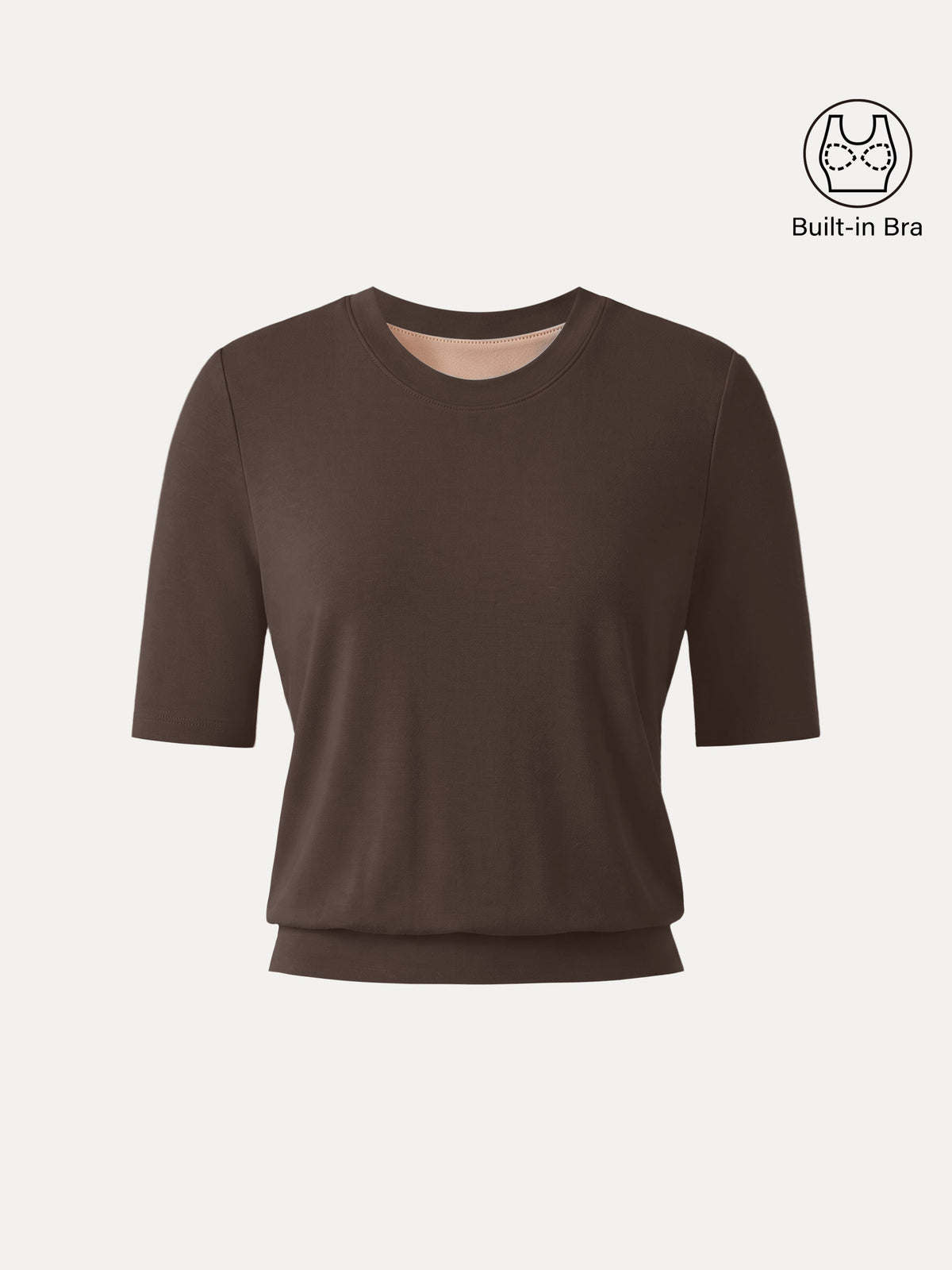 OGLmove Women's Lyocell Wool Crewneck Bra Top