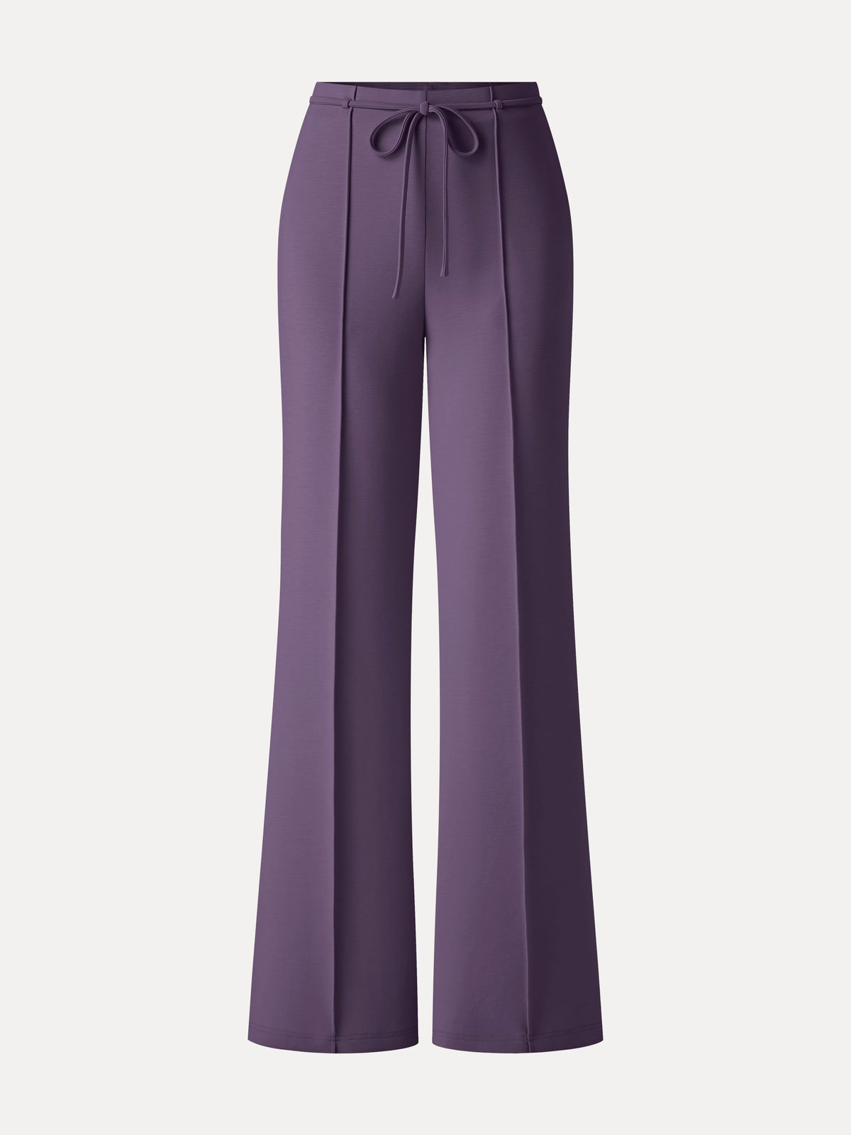 OGLmove Women's Lyocell Spacer Knit High-Rise Flare Pants with Pockets
