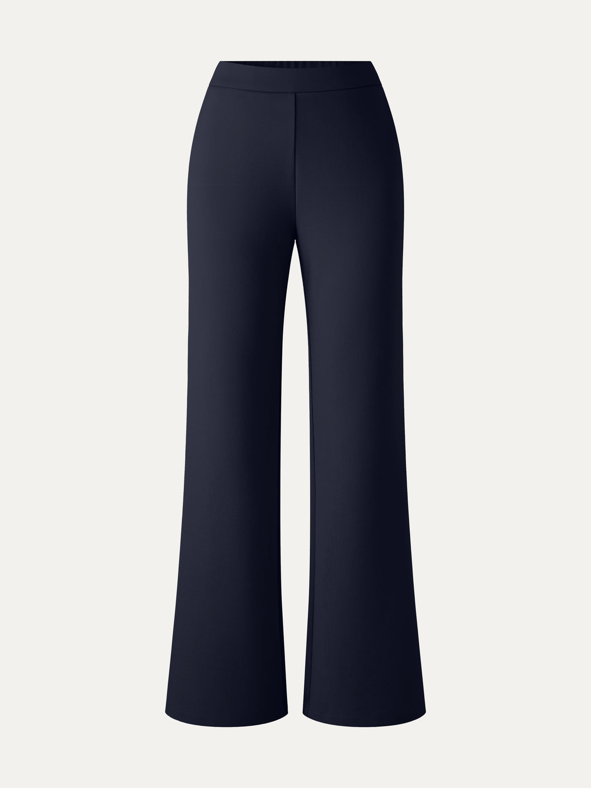 OGLmove Women's Ponte High-Rise Slim Flared Pants with Pockets