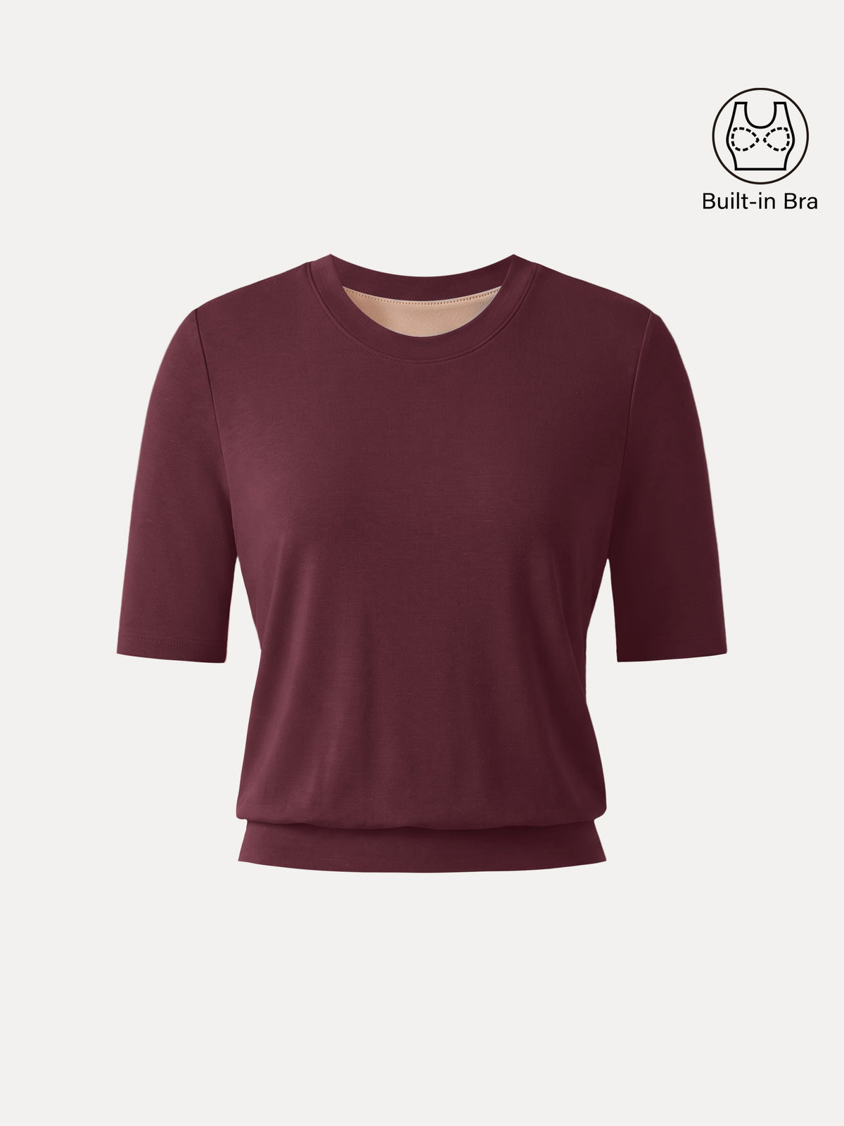 OGLmove Women's Lyocell Wool Crewneck Bra Top