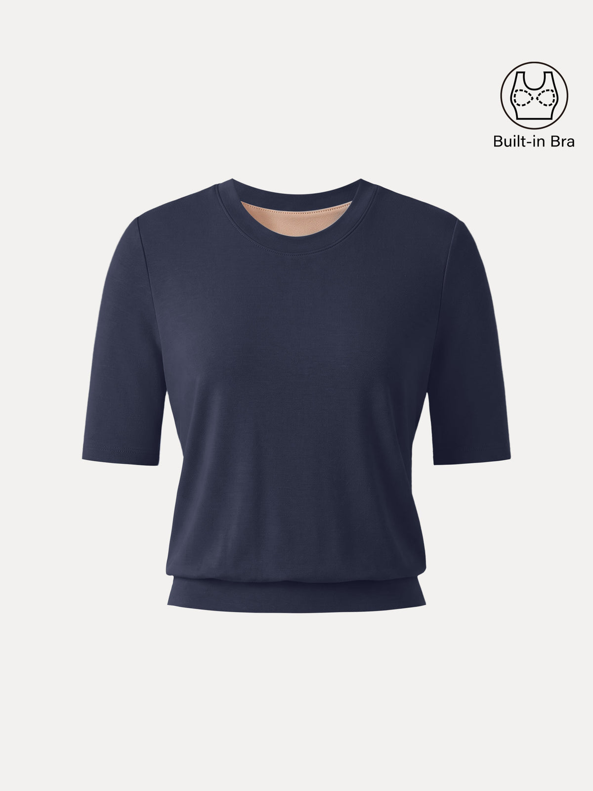 OGLmove Women's Lyocell Wool Crewneck Bra Top