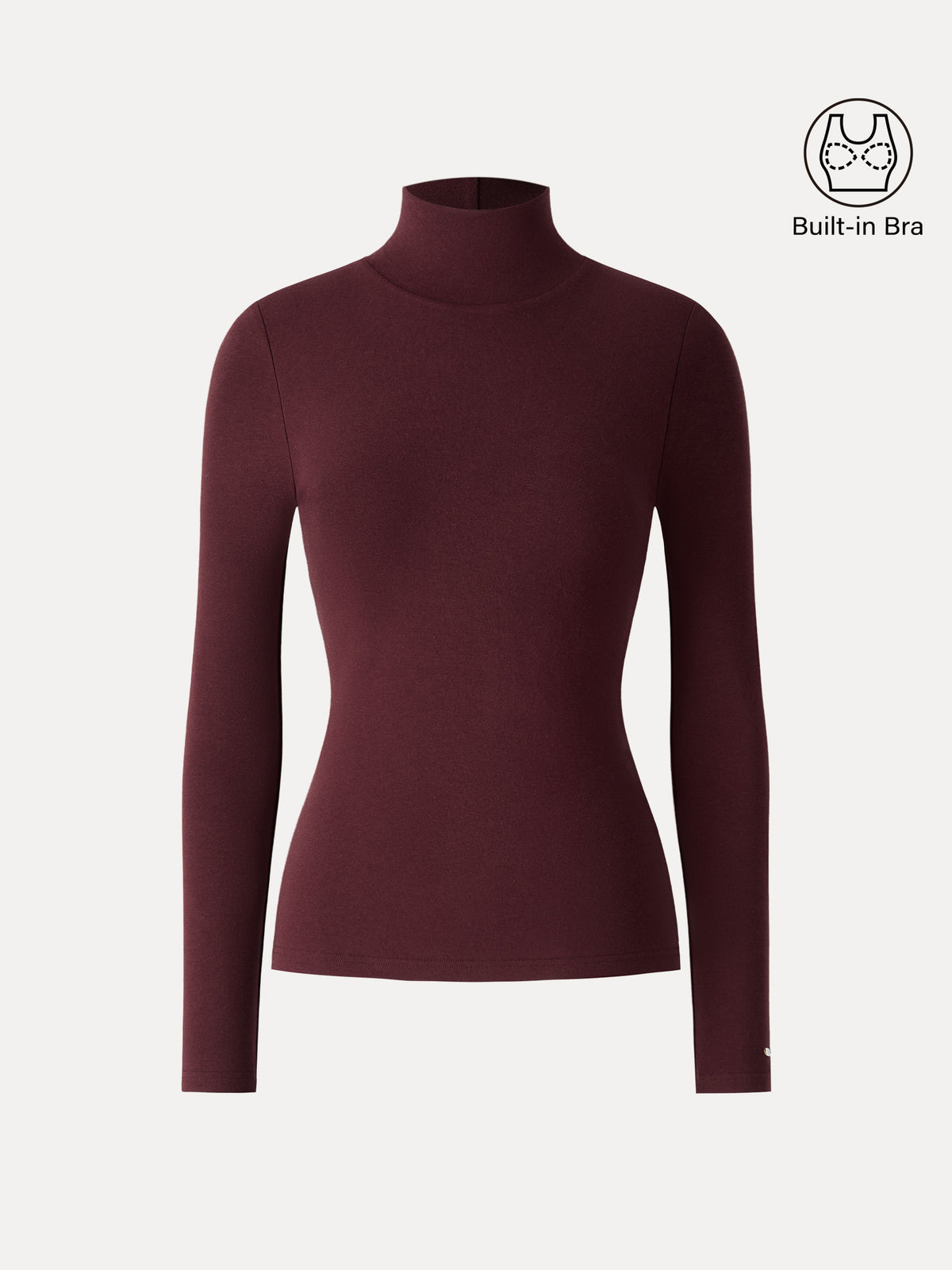 OGLmove Women's ProWarm Turtleneck Long Sleeve Bra Top