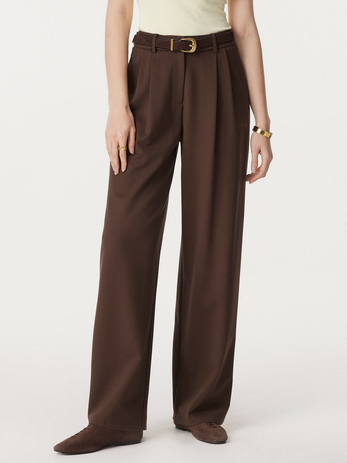 OGLmove Women's Breezy Wide-Leg Pants with Pockets