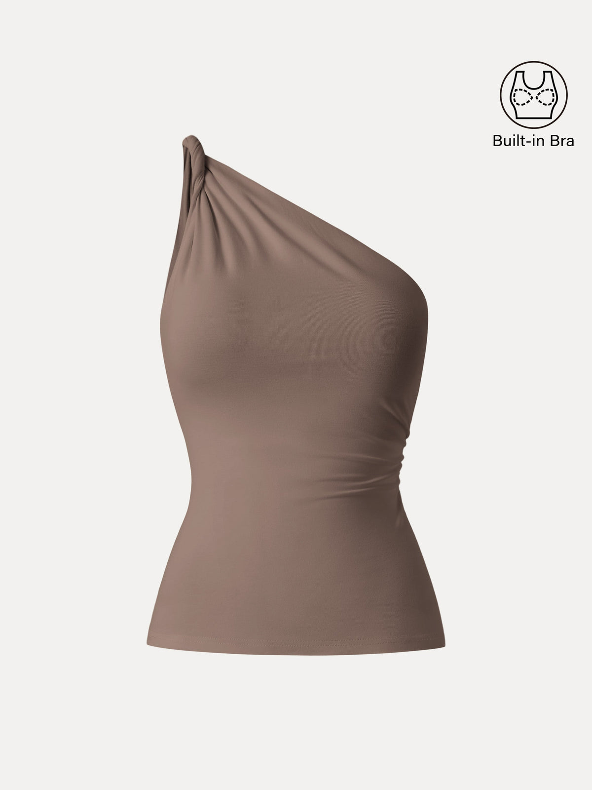 OGLmove Women's One Shoulder Twisted Bra Tank Top