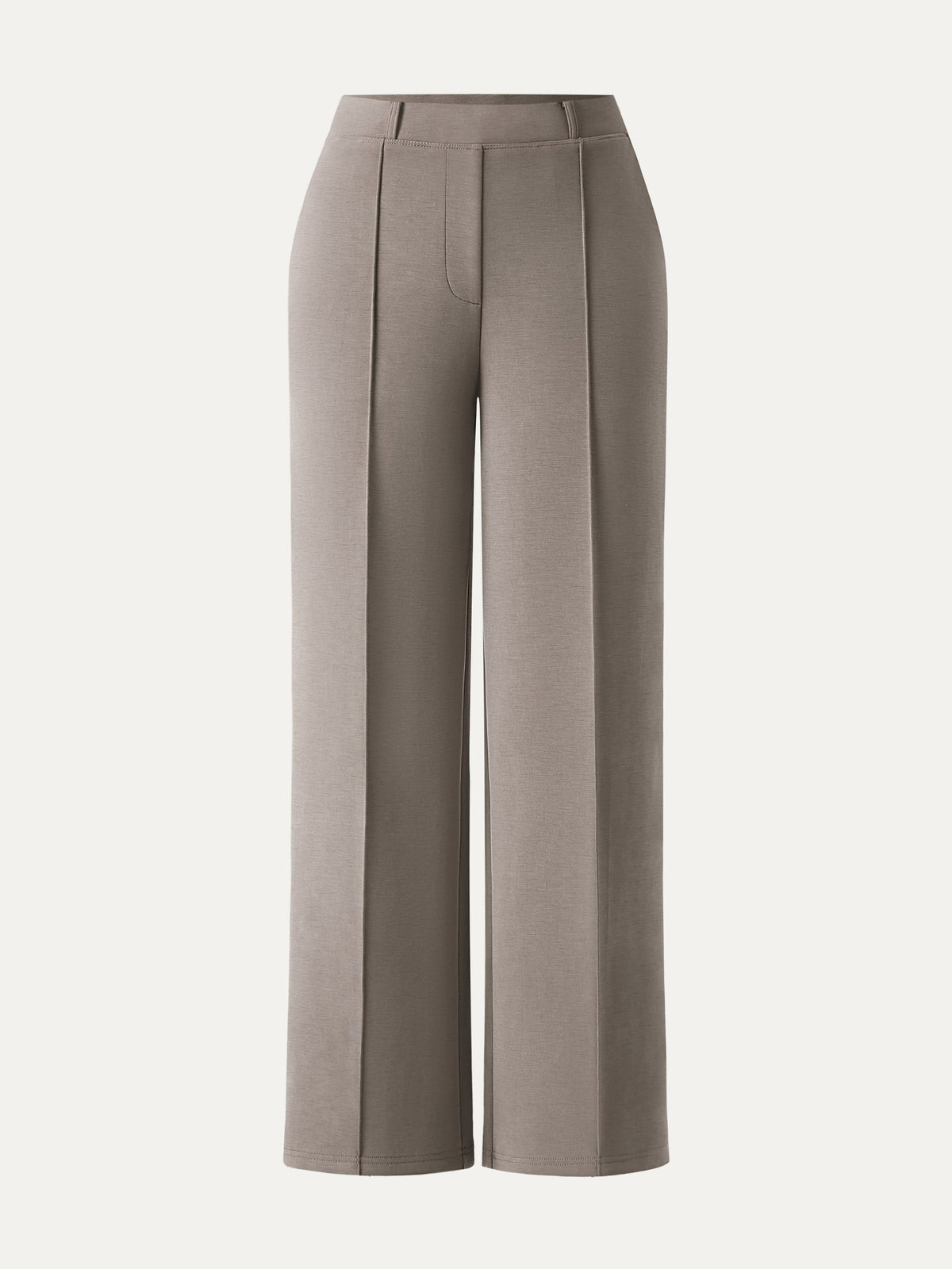 OGLmove Women's Wrinkle-Resistant Mid Rise Straight Leg Pants
