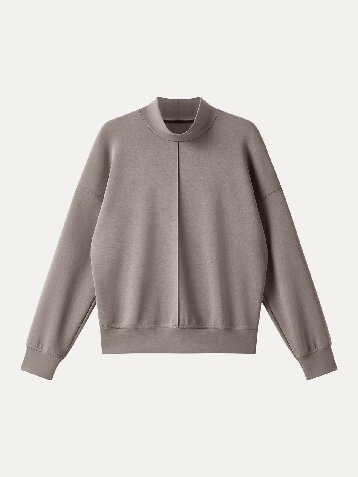 OGLmove Women's Modal Spacer Mockneck Long Sleeve Pullover Shirt