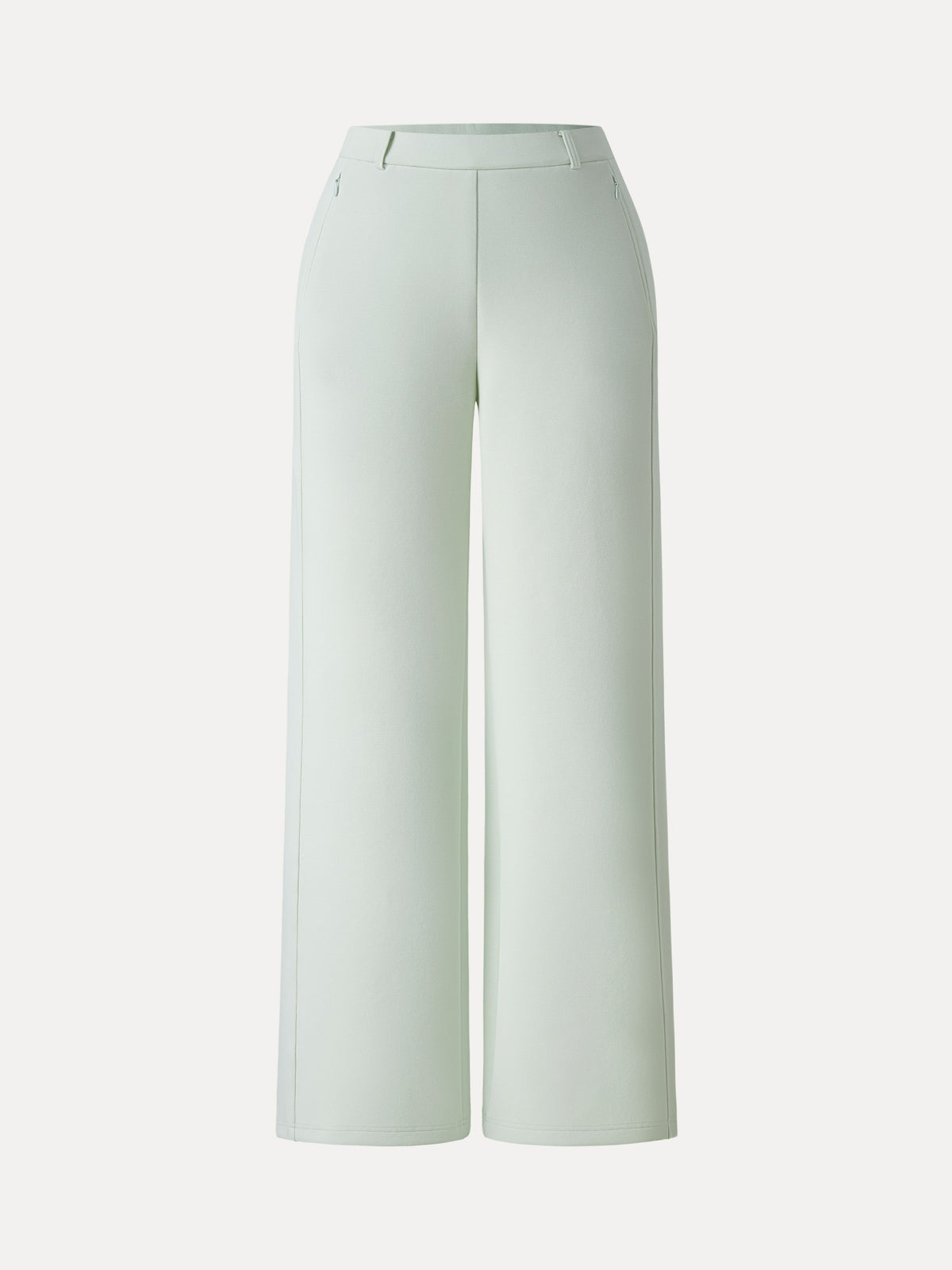 OGLmove Women's Stretch Cotton Blend Slimming High Rise Wide Leg Pant