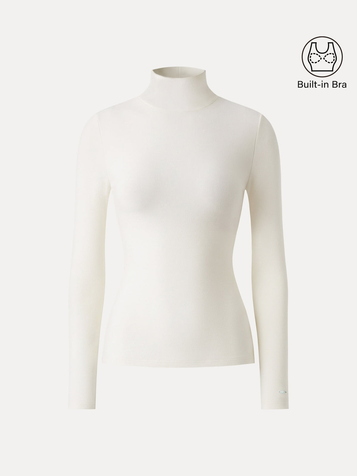 OGLmove Women's MaxWarm Turtleneck Long Sleeve Bra Top