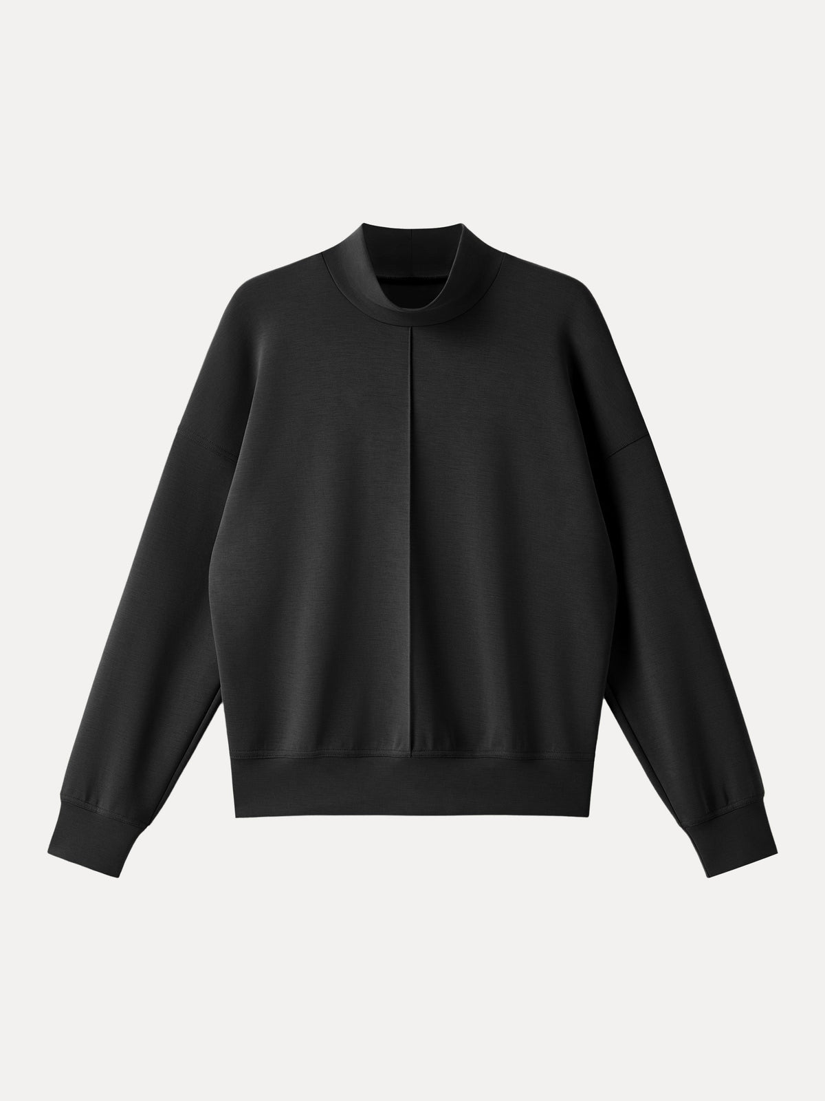 OGLmove Women's Modal Spacer Mockneck Long Sleeve Pullover Shirt