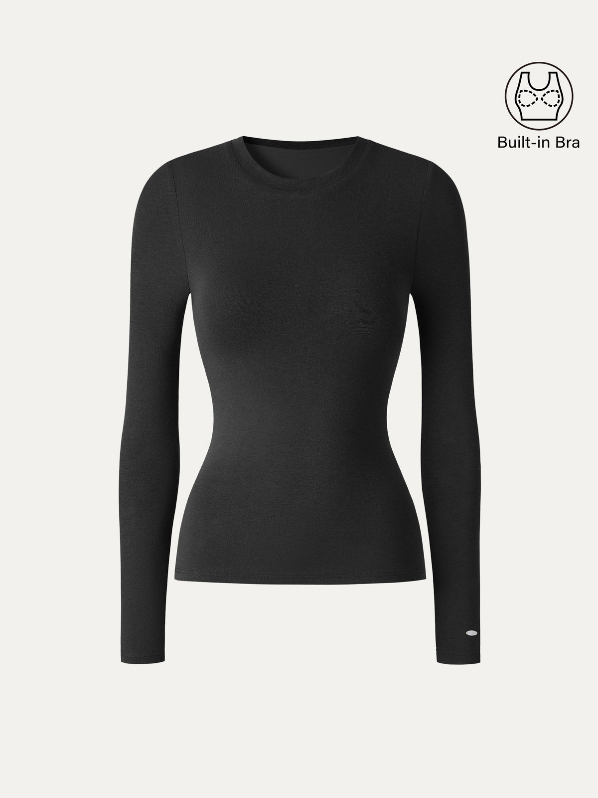 OGLmove Women's Crewneck Long Sleeve Bra Top