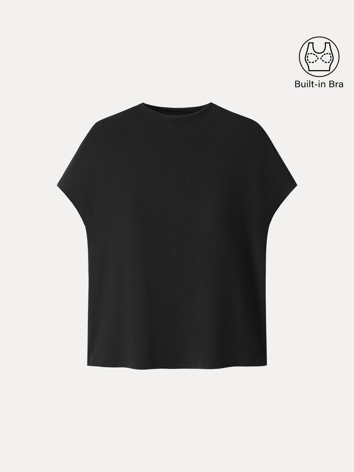 OGLmove Women's Eco-Mousse® Mock Neck Short Sleeve Bra Top