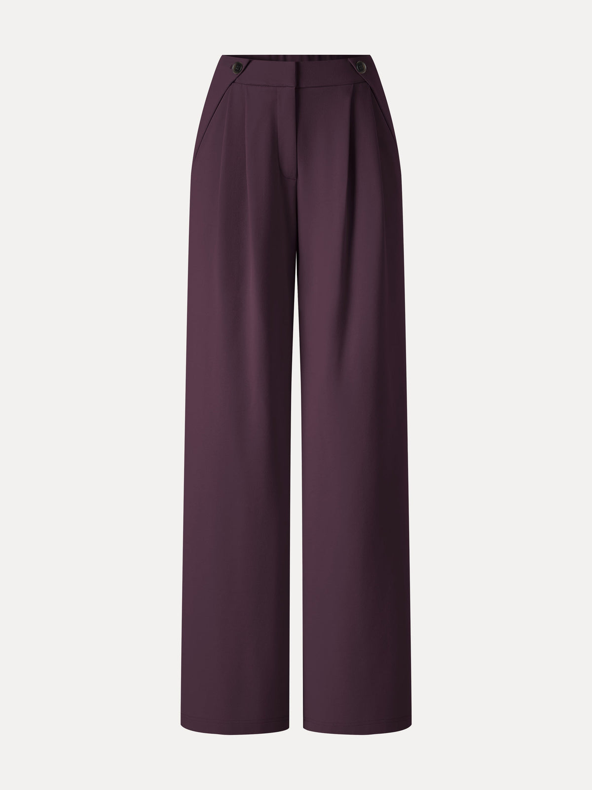 OGLmove Women's Ponte High-Rise Wide-Leg Gusset Pants