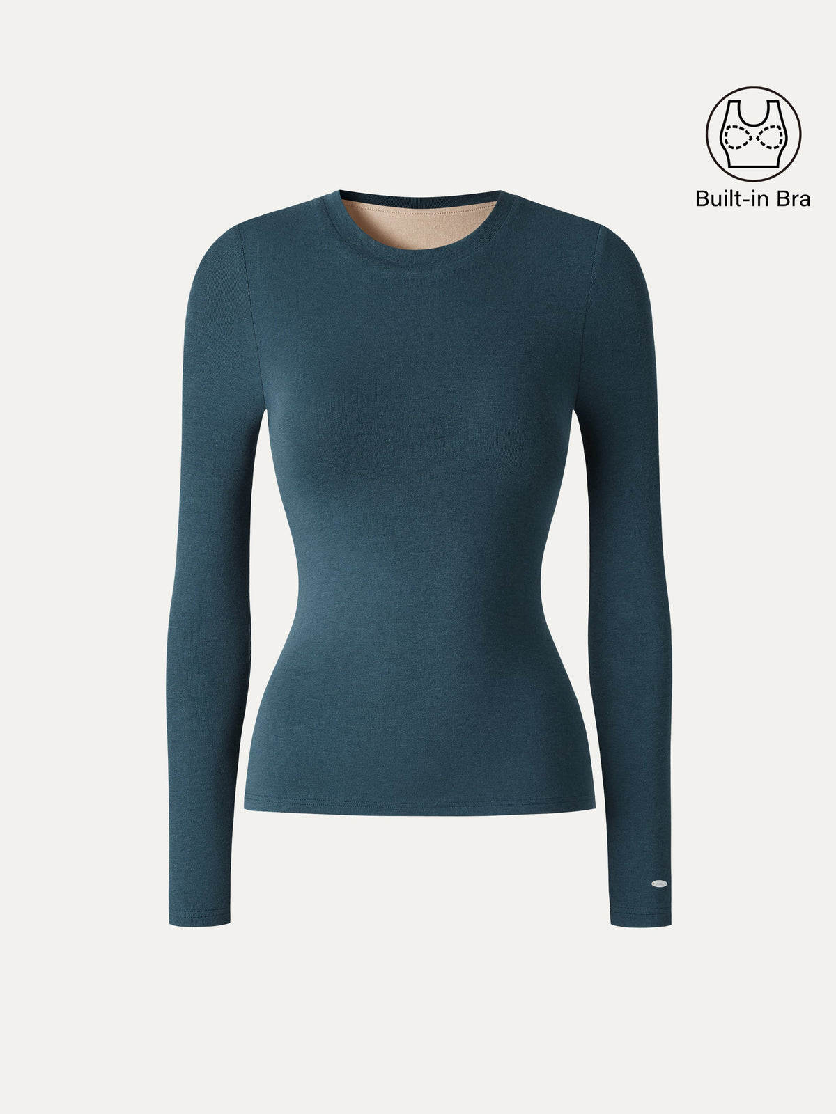 OGLmove Women's Crewneck Long Sleeve Bra Top