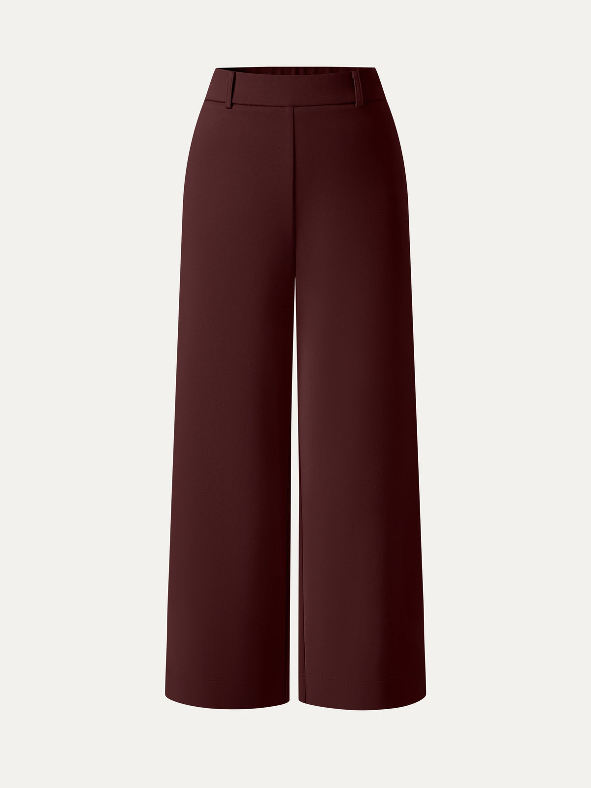 OGLmove Women's Mid Rise Cropped Wide Leg Pants with Pockets