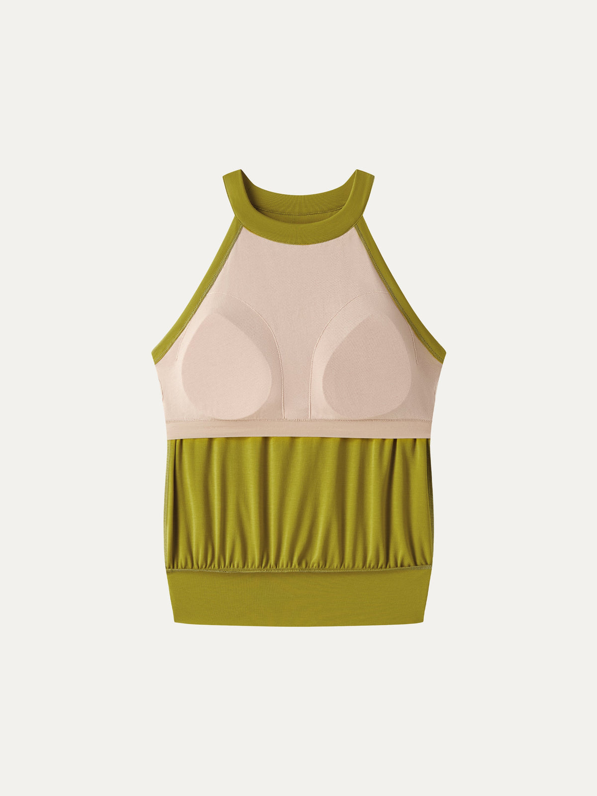 OGLmove Women's Halter Neck Banded Hem Bra Tank