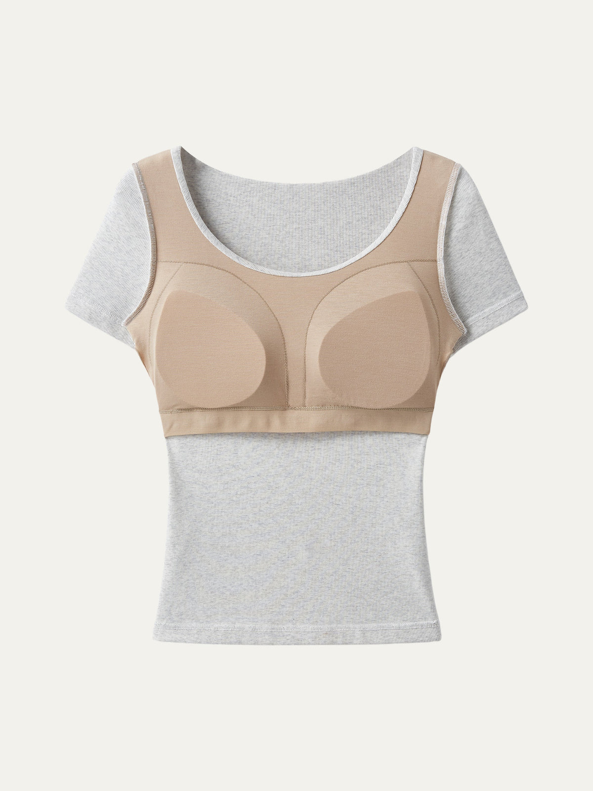 OGLmove Women's Cotton New Airy Scoop Neck Bra Top