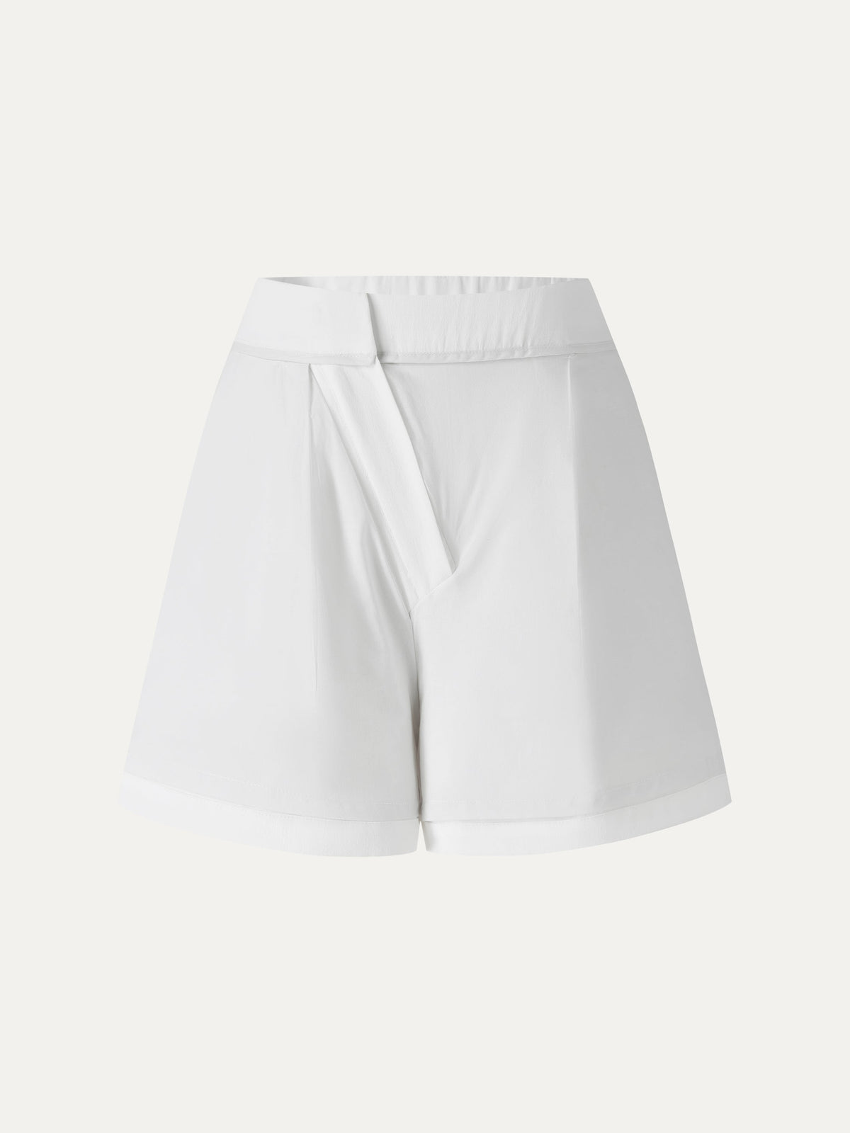 OGLmove Women's Not-See-Thru Linen-Like A-Line Shorts