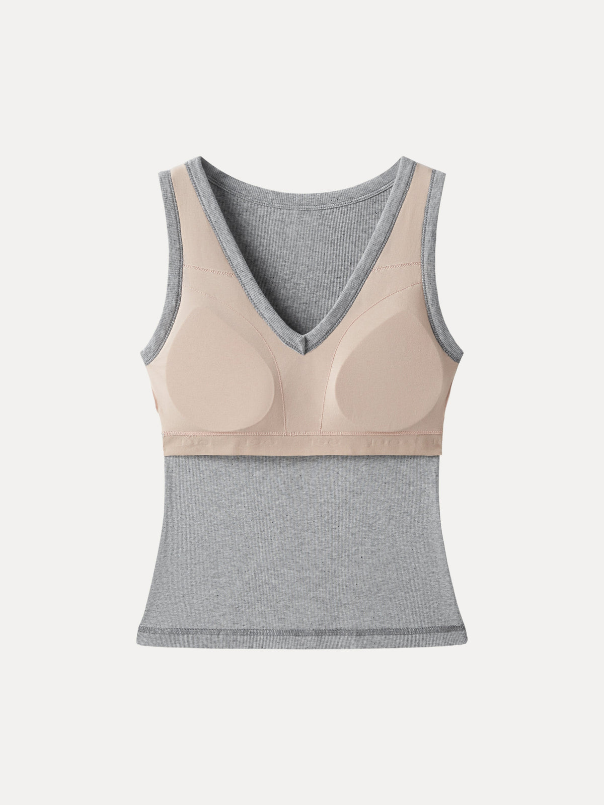 OGLmove Women's Cotton Airy Stretchy V-Neck Bra Tank