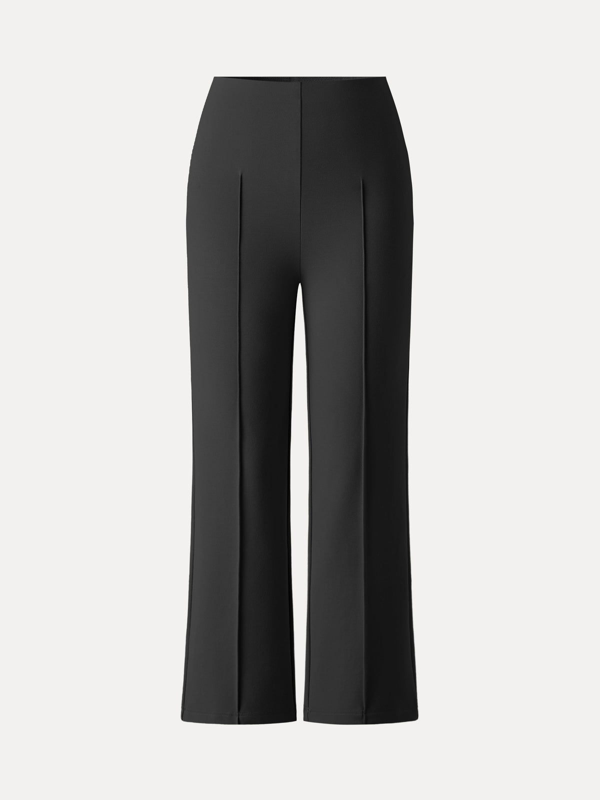 OGLmove Women's Wrinkle-Resistant High-Rise Cropped Flare Leg Travel Pants