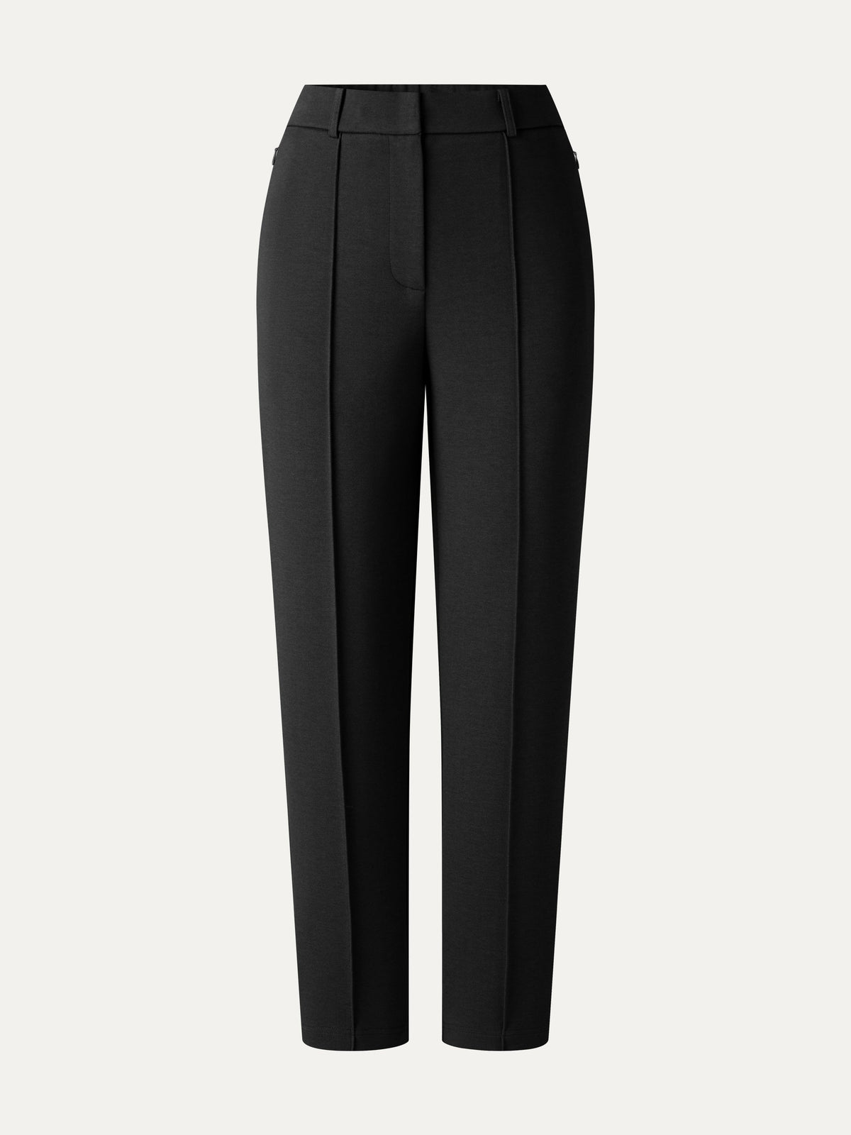 OGLmove Women's Modal Blend Ponte High-Rise Ankled Slim-Straight Pants