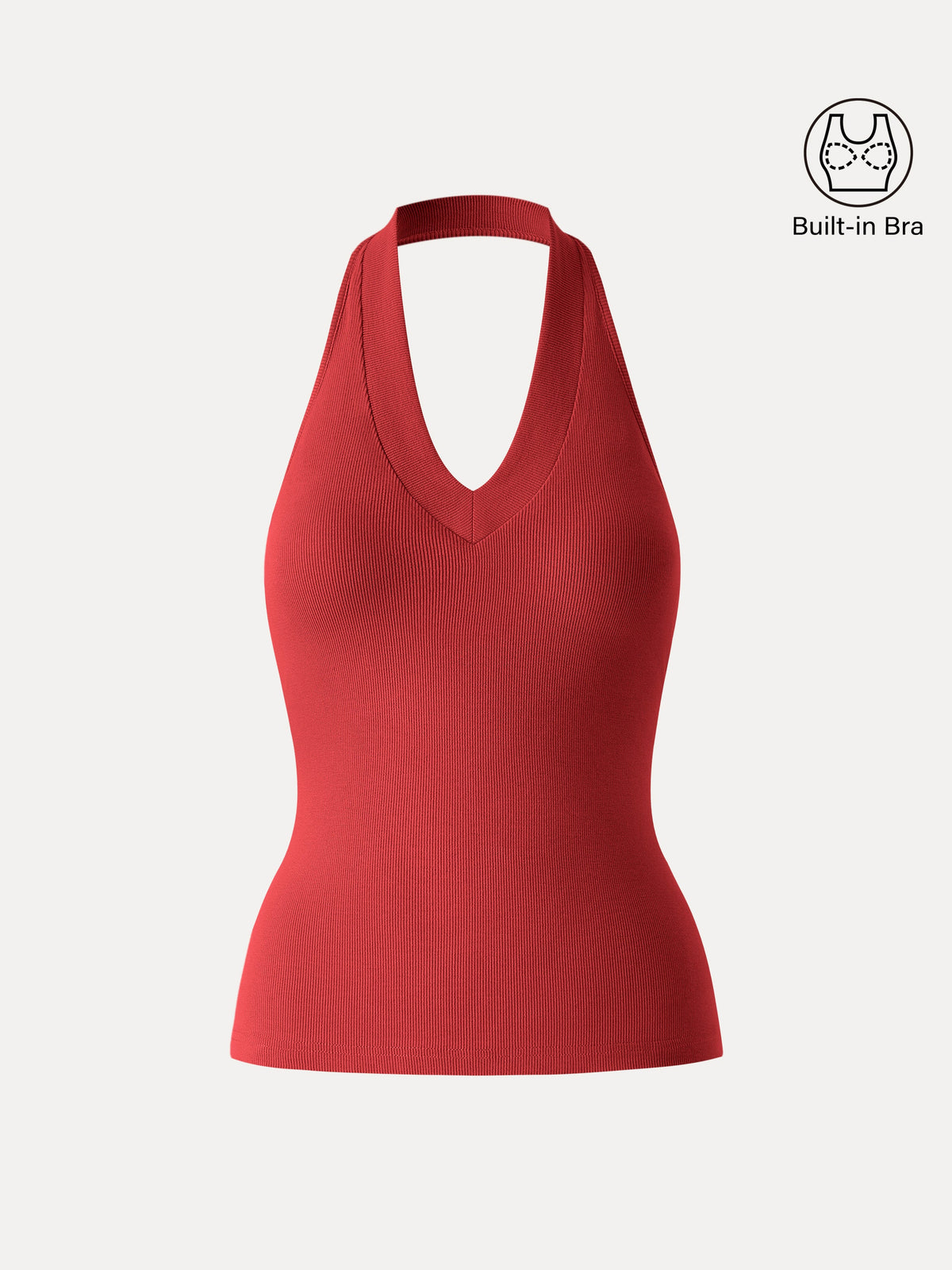 OGLmove Women's Plantive Halter Neck Open Back Bra Tank