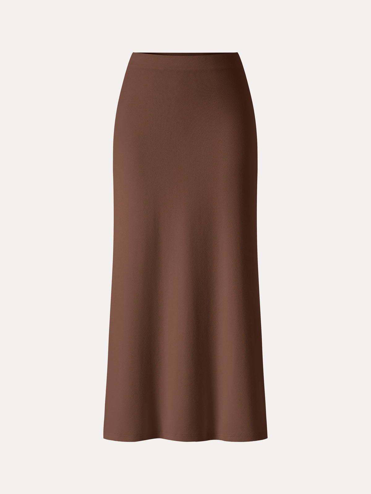 OGLmove Women's Eco-Mousse Mid-Rise Side-Slit Column Midi Skirt