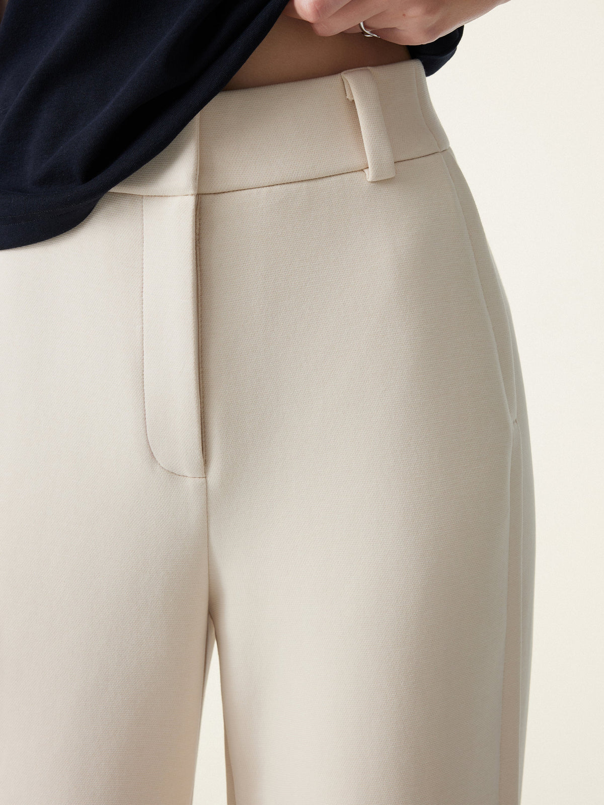 OGLmove Women's Stretchy Mid-Rise Wide-Leg Trousers