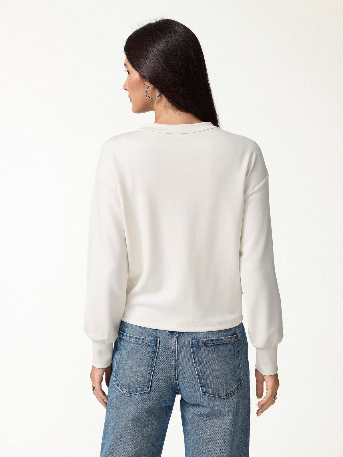 OGLmove Women's Modal Spacer Knit V-Neck Cardigan
