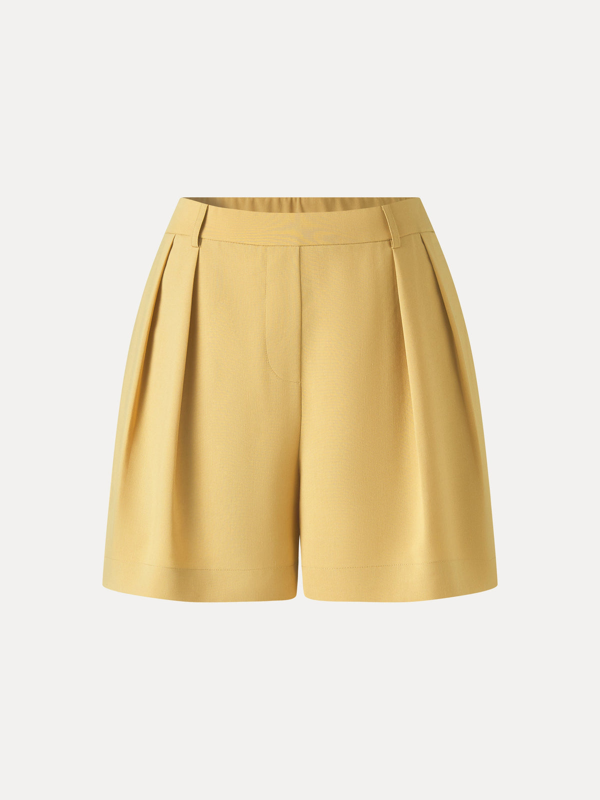 OGLmove Women's Lyocell-Linen Tailored Shorts with Pockets