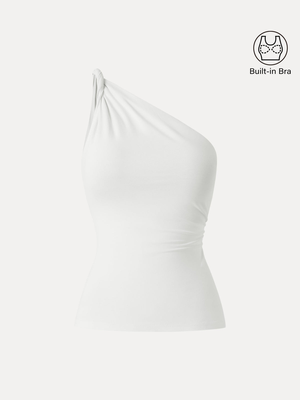 OGLmove Women's One Shoulder Twisted Bra Tank Top