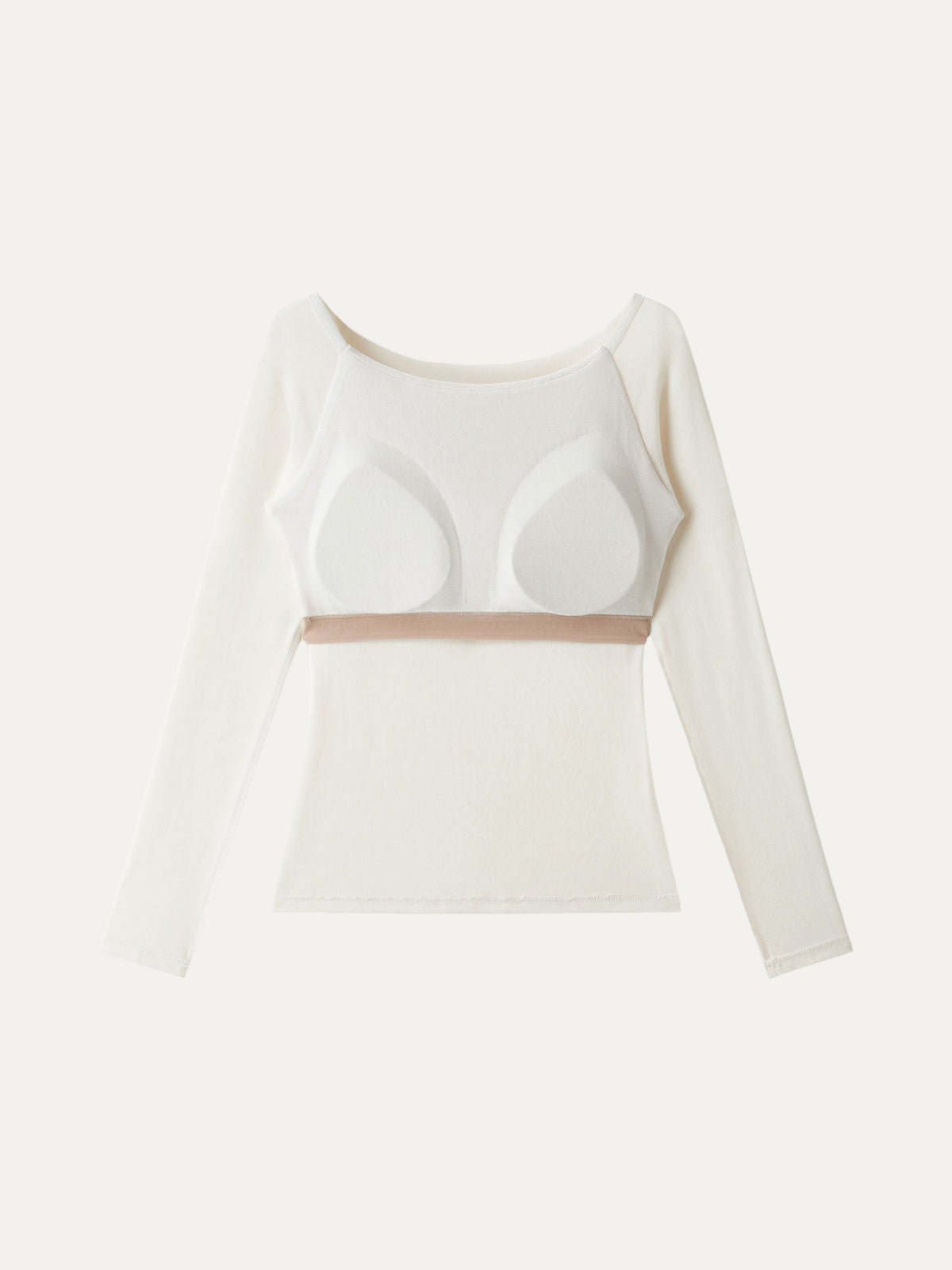 OGLmove Women's Slash Neck Raglan Sleeve Bra Top