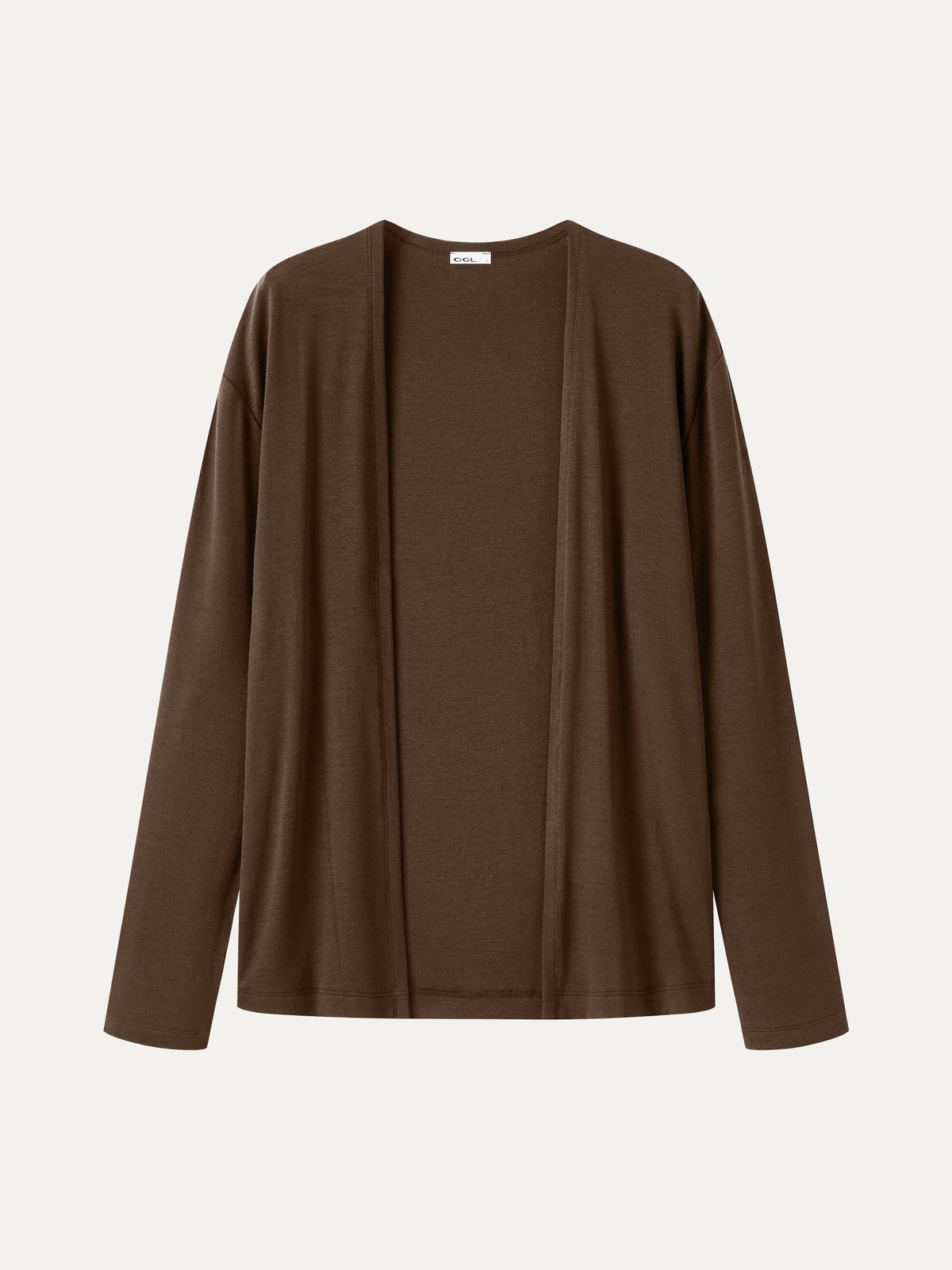 OGLmove Women's Premium Lyocell-Wool Open-Front Cardigan