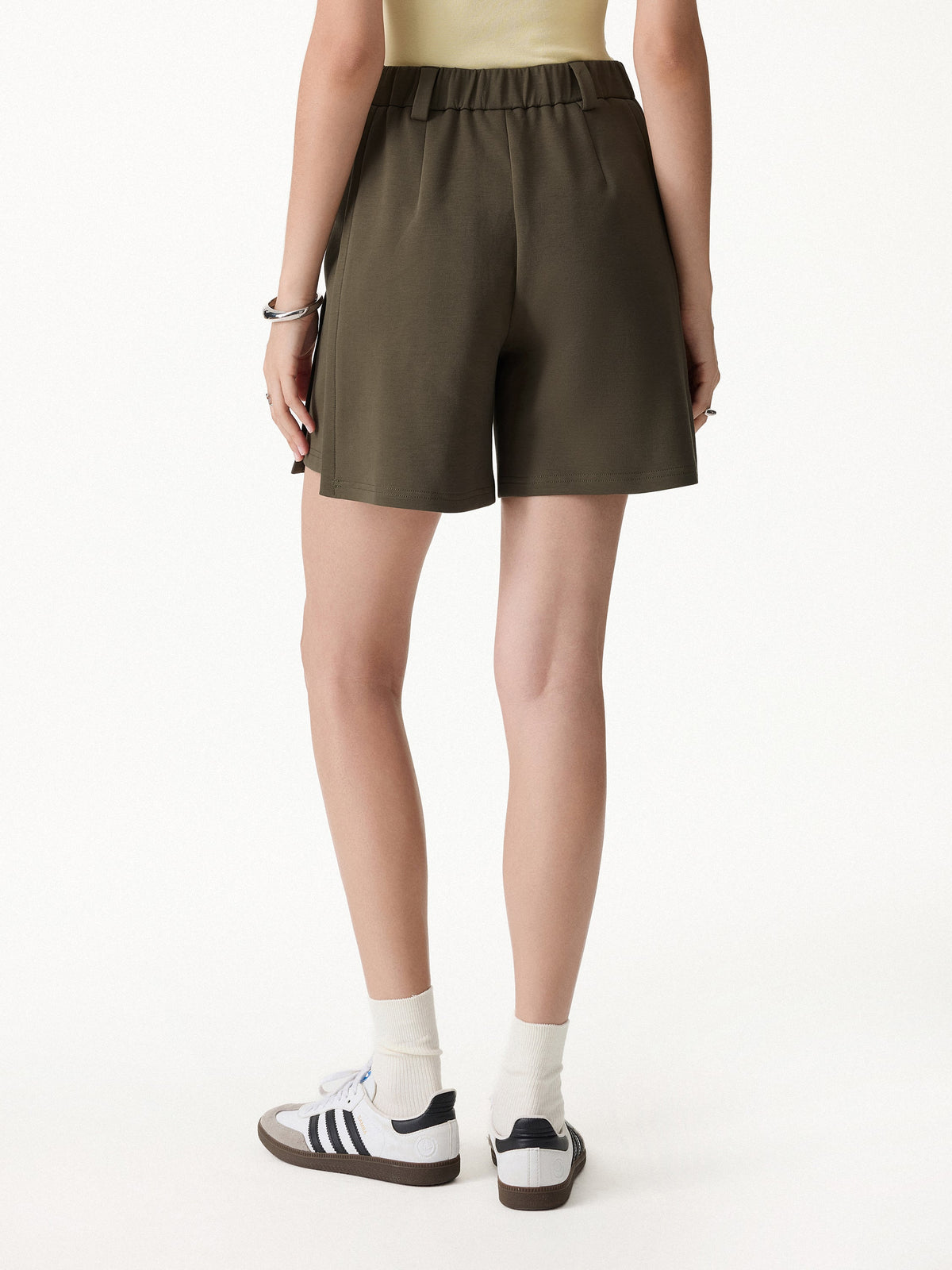 OGLmove Women's Air Cotton Mid-Rise Travel Shorts