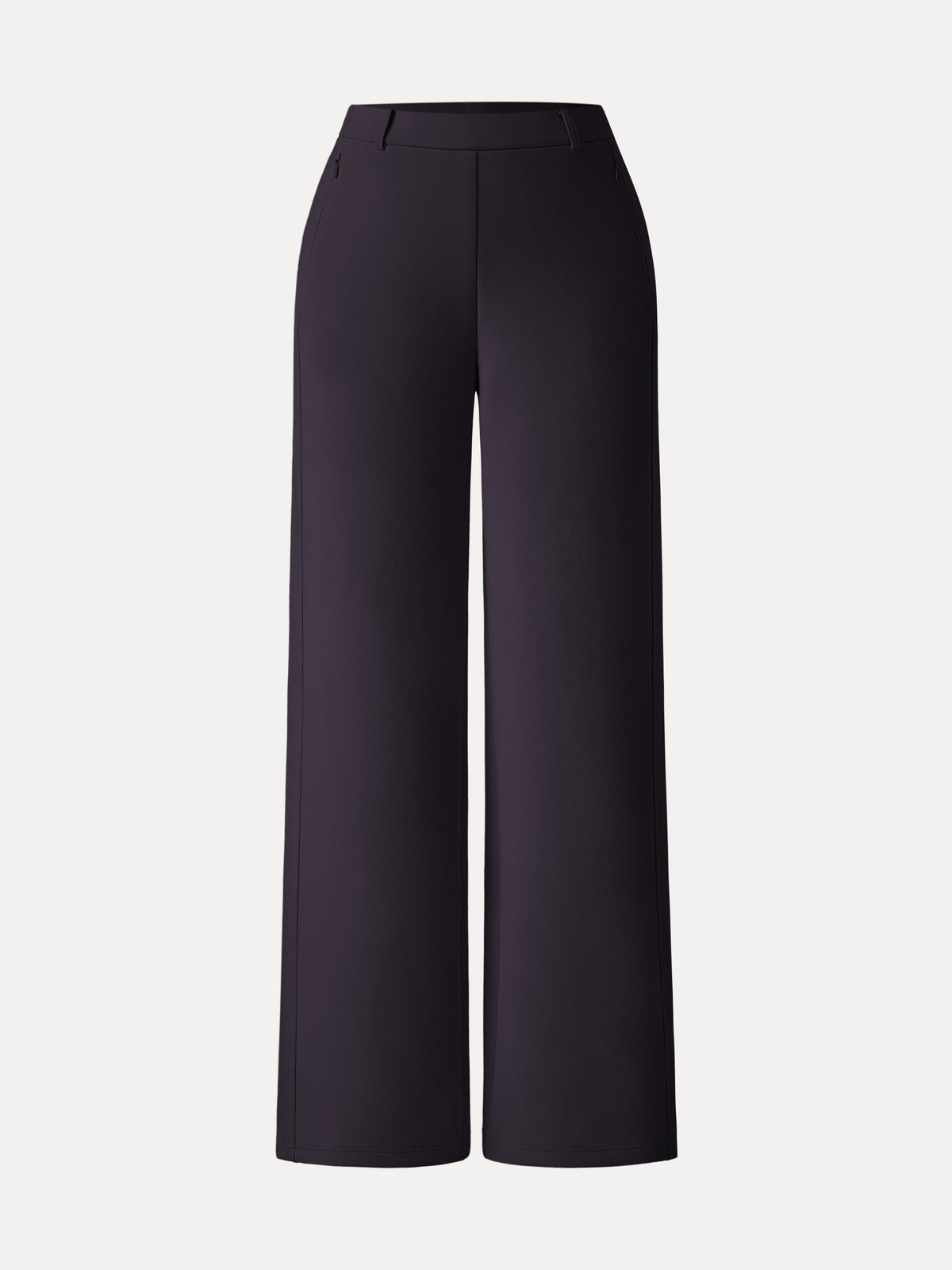OGLmove Women's Stretch Cotton Blend Slimming High Rise Wide Leg Pant