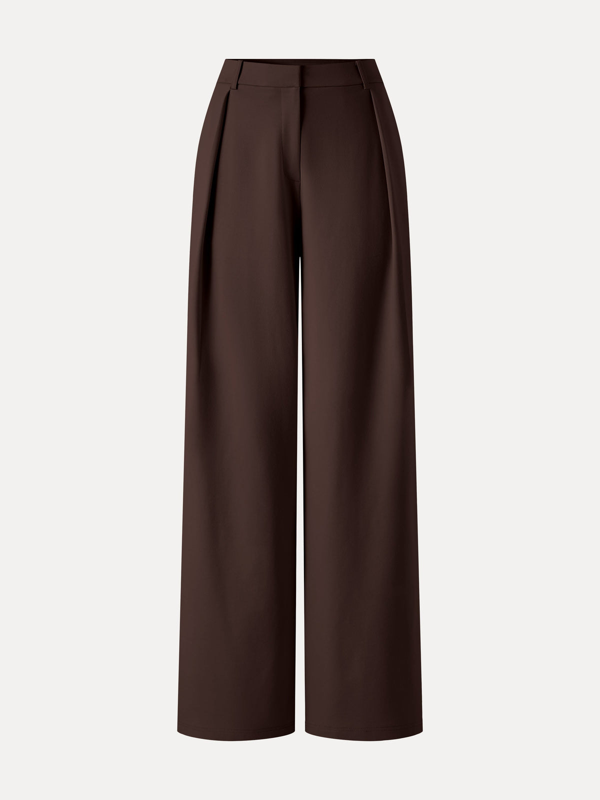 OGLmove Women's Not-See-Thru High-Rise Wide-Leg Pants