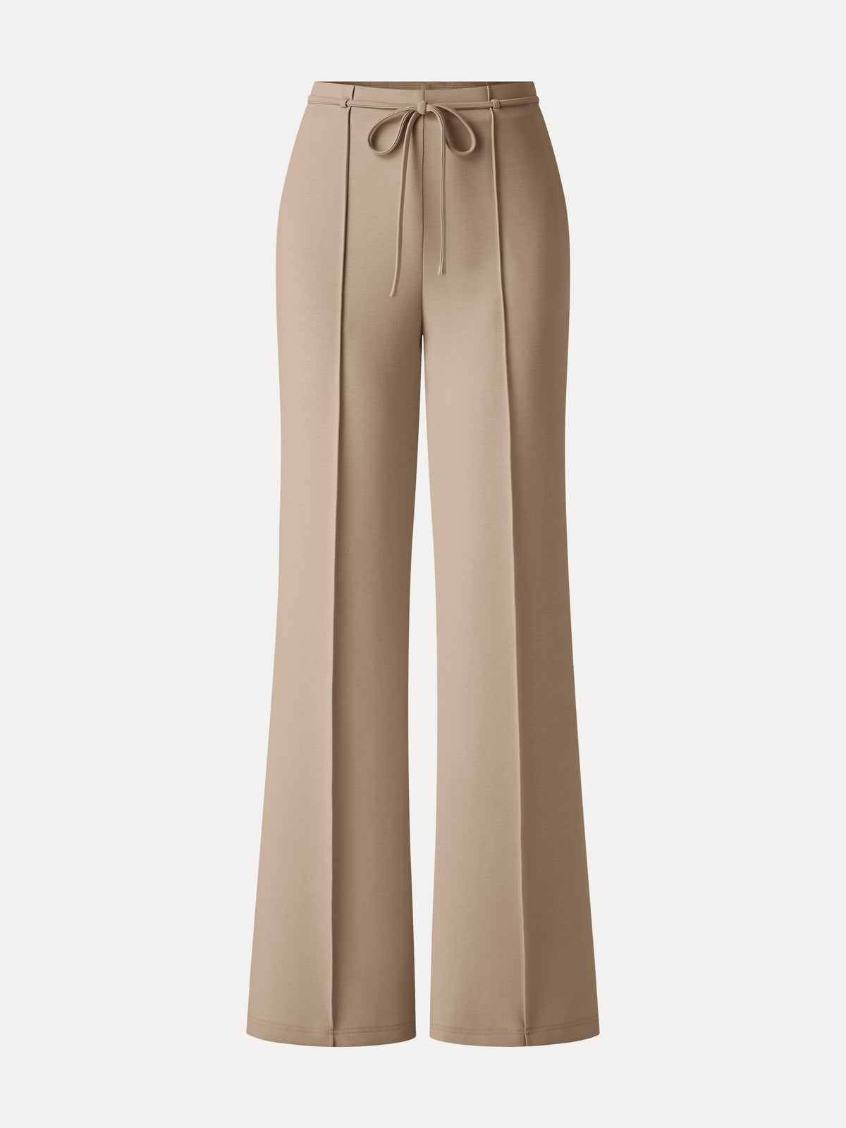 OGLmove Women's Lyocell Spacer Knit High-Rise Flare Pants with Pockets