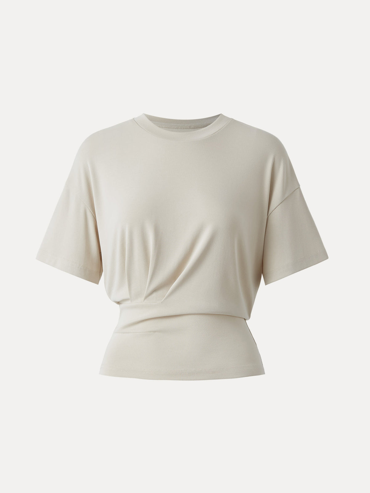 OGLmove Women's Crewneck Short Sleeve Tucked Tee