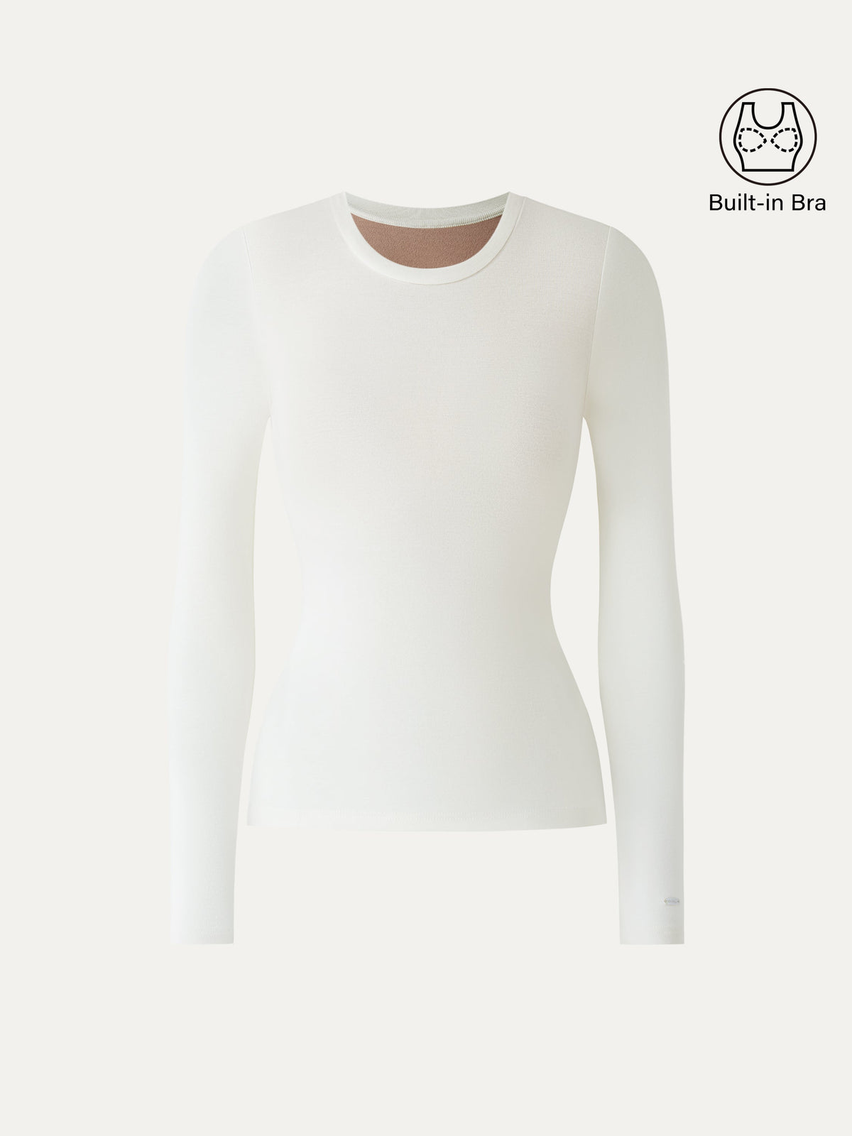 OGLmove Women's Crewneck Long Sleeve Bra Top