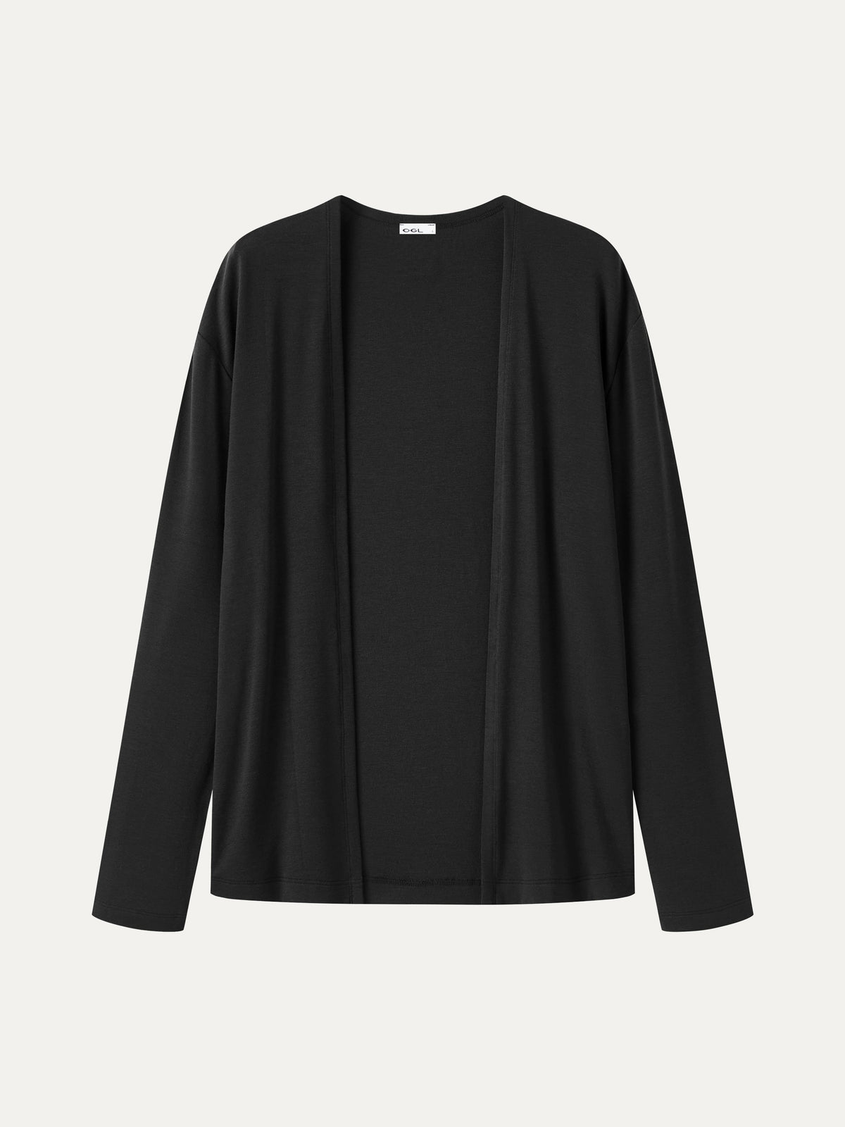 OGLmove Women's Premium Lyocell-Wool Open-Front Cardigan