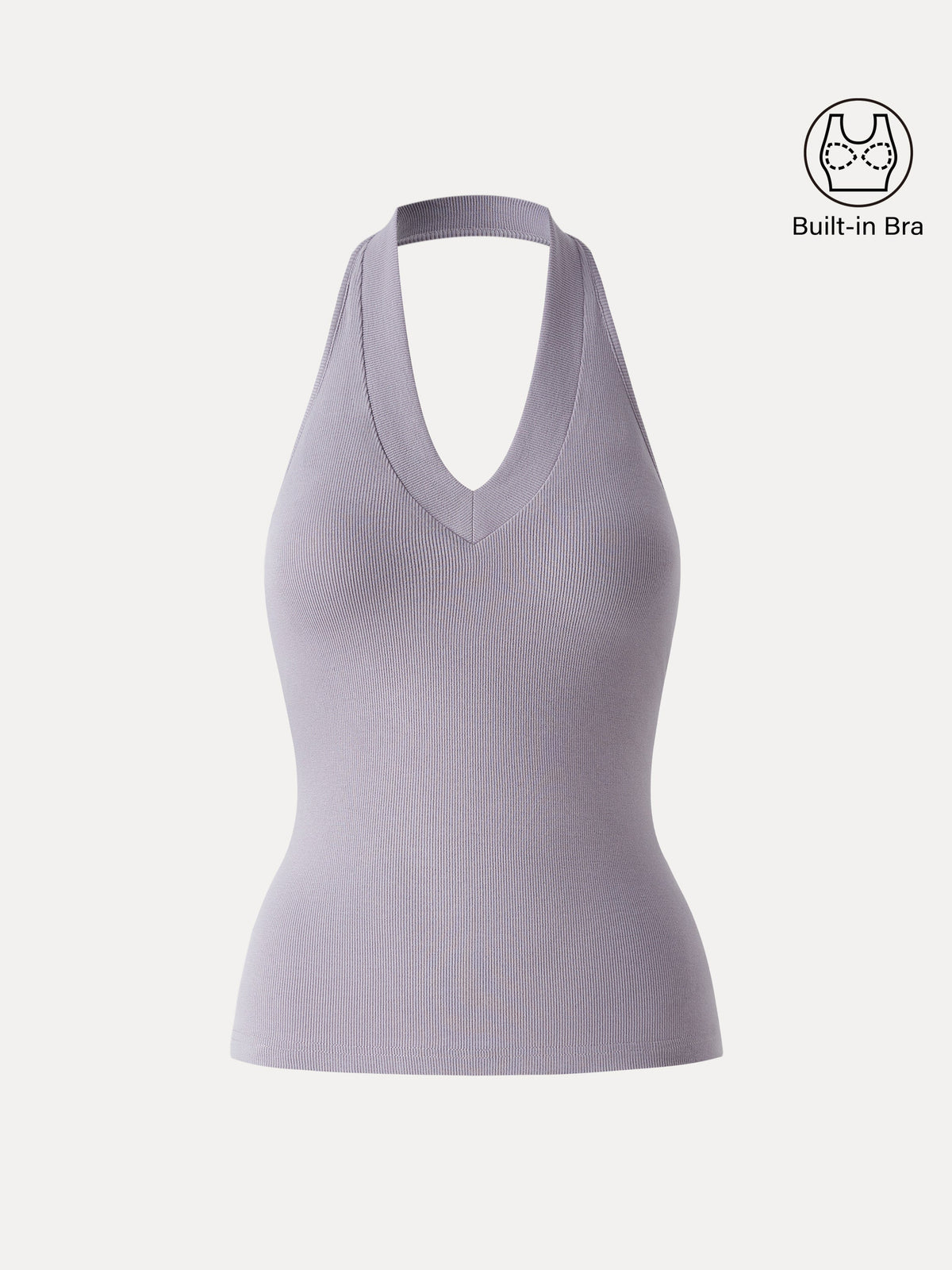 OGLmove Women's Plantive Halter Neck Open Back Bra Tank