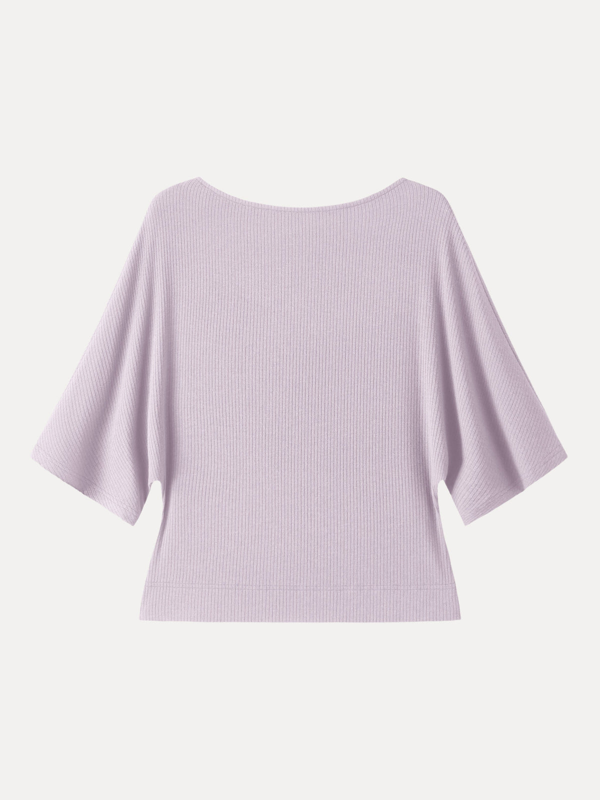 OGLmove Women's Soft Ribbed Boatneck Relaxed Top