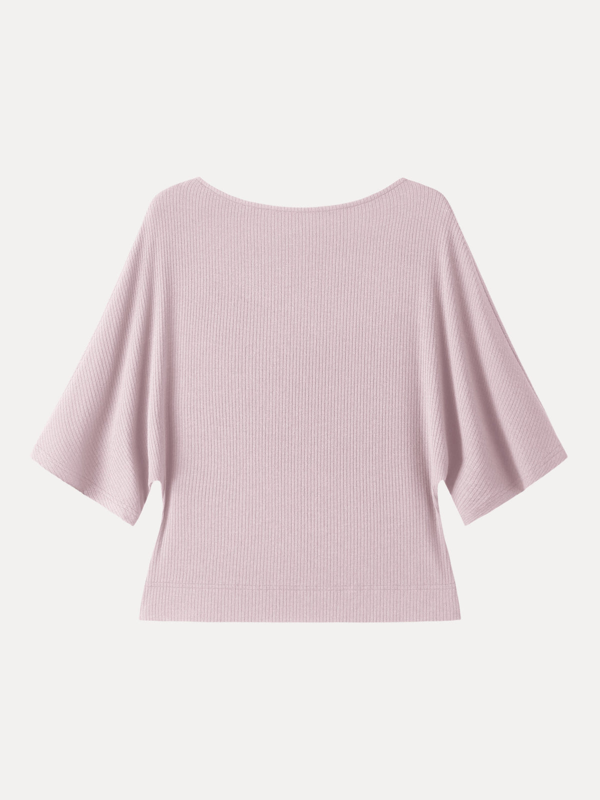 OGLmove Women's Soft Ribbed Boatneck Relaxed Top