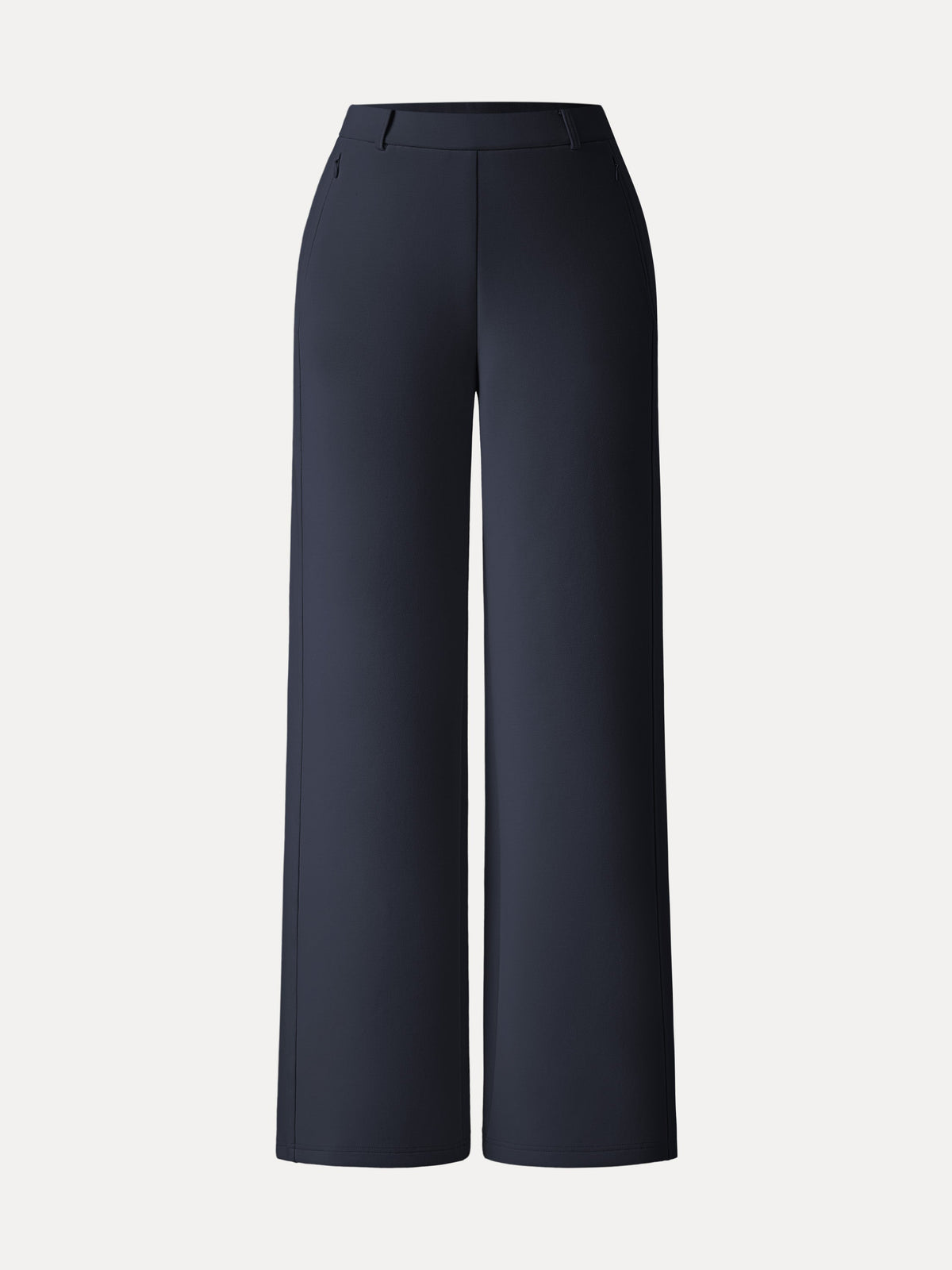 OGLmove Women's Stretch Cotton Blend Slimming High-Rise Wide-Leg Pants