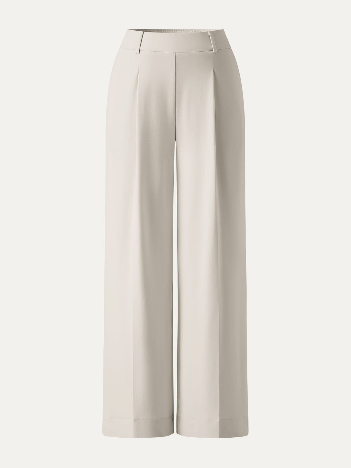 OGLmove Women's Ponte High-Rise Wide-Leg Pants with Pockets