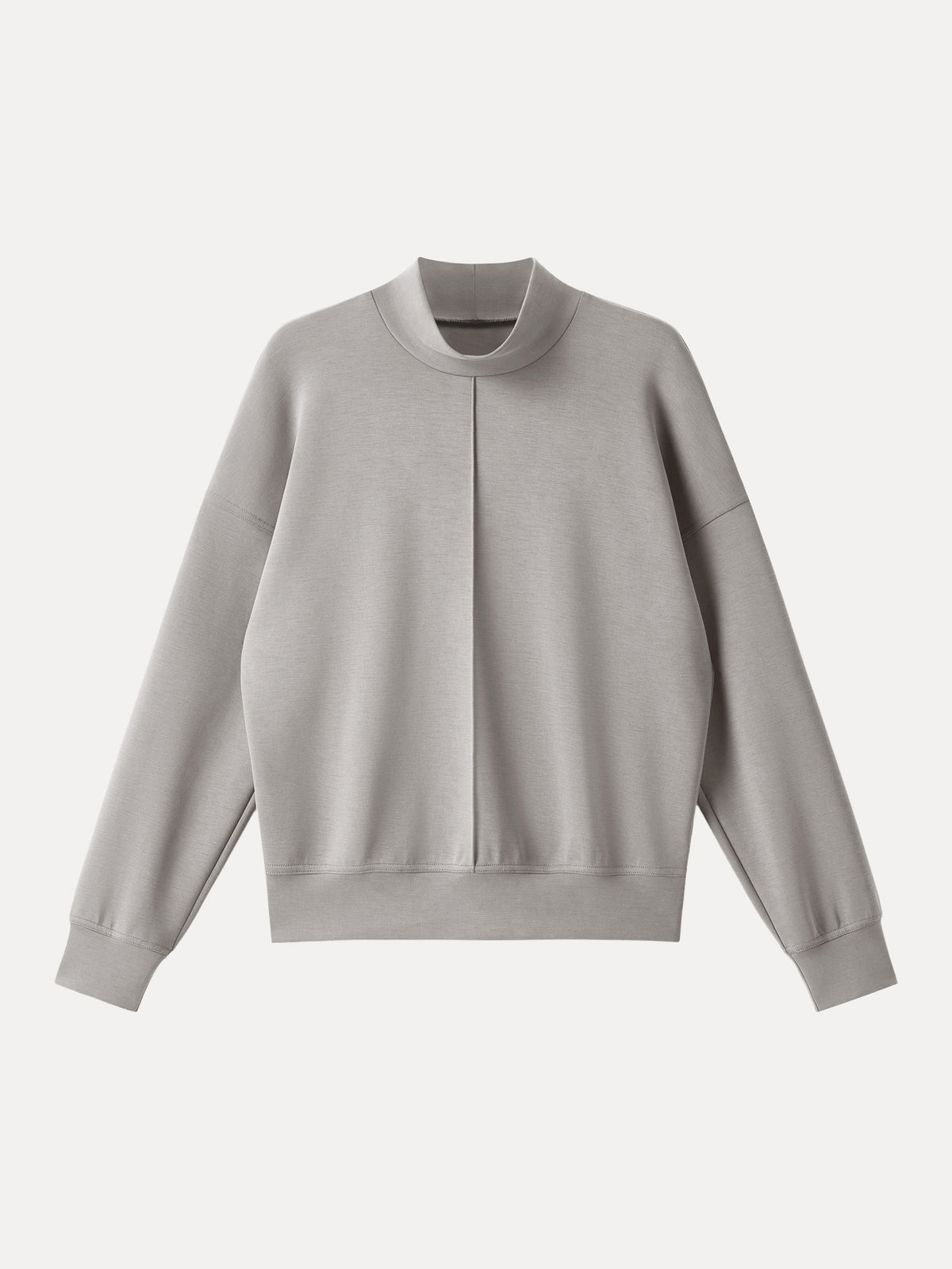 OGLmove Women's Modal Spacer Mockneck Long Sleeve Pullover Shirt
