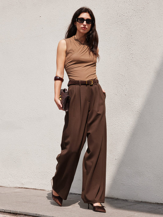 OGLmove Women's Breezy Wide-Leg Pants with Pockets